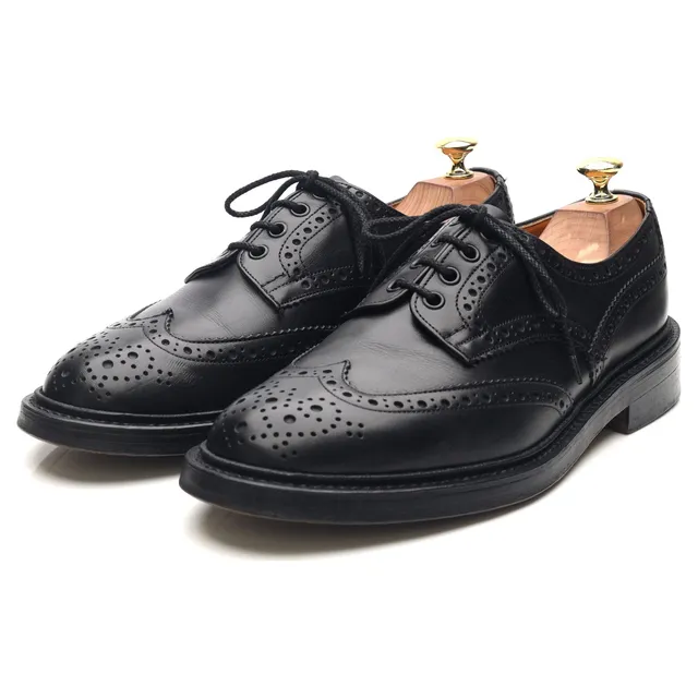 Tricker's Keswick Derby brogue cuir noir 8.5
