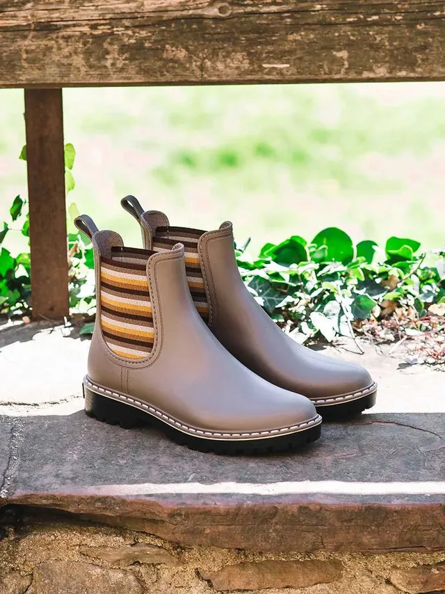 Toni Pons Corbin bottine Chelsea imperméable taupe