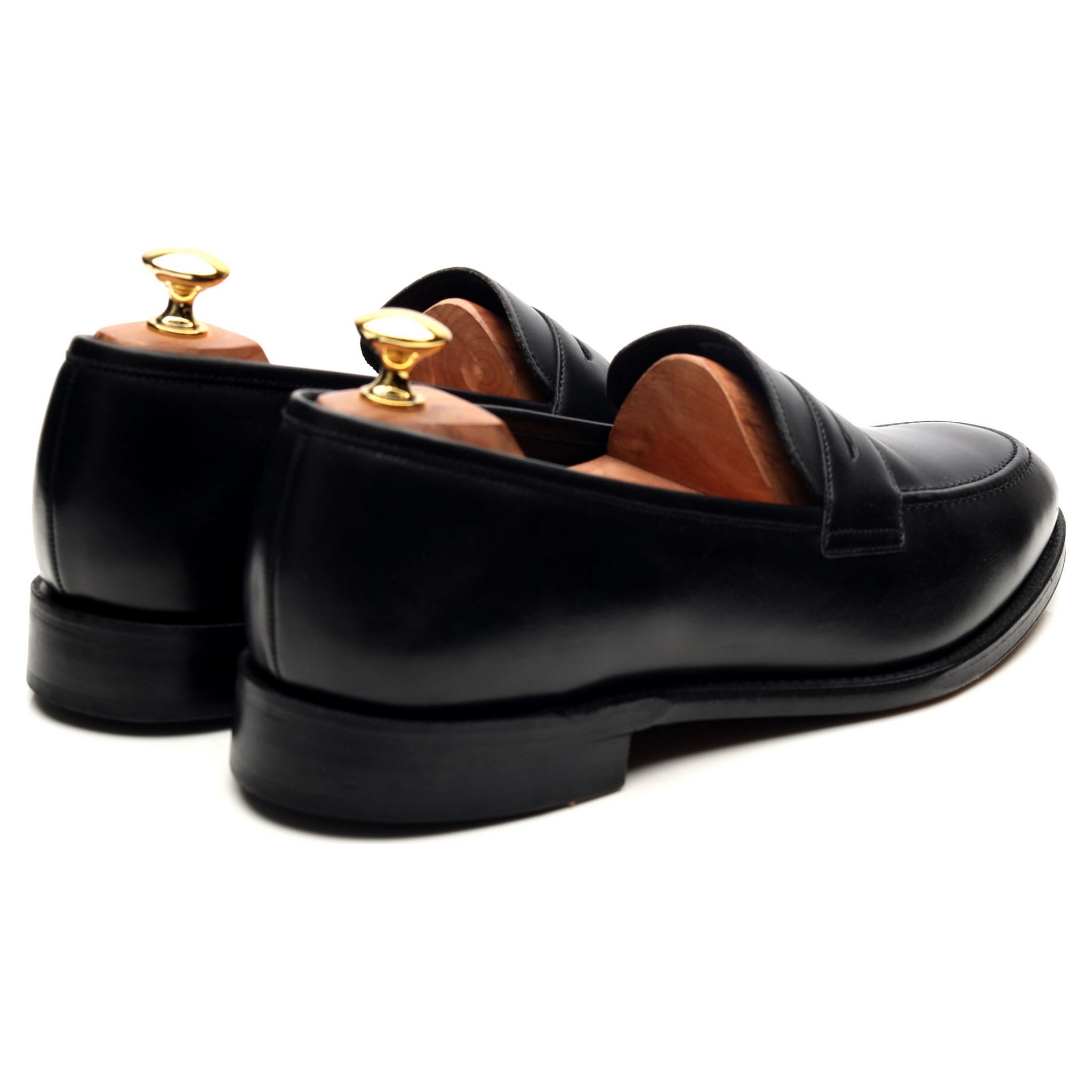 Loake 1880 Whitehall mocassins cuir noir pointure UK 10