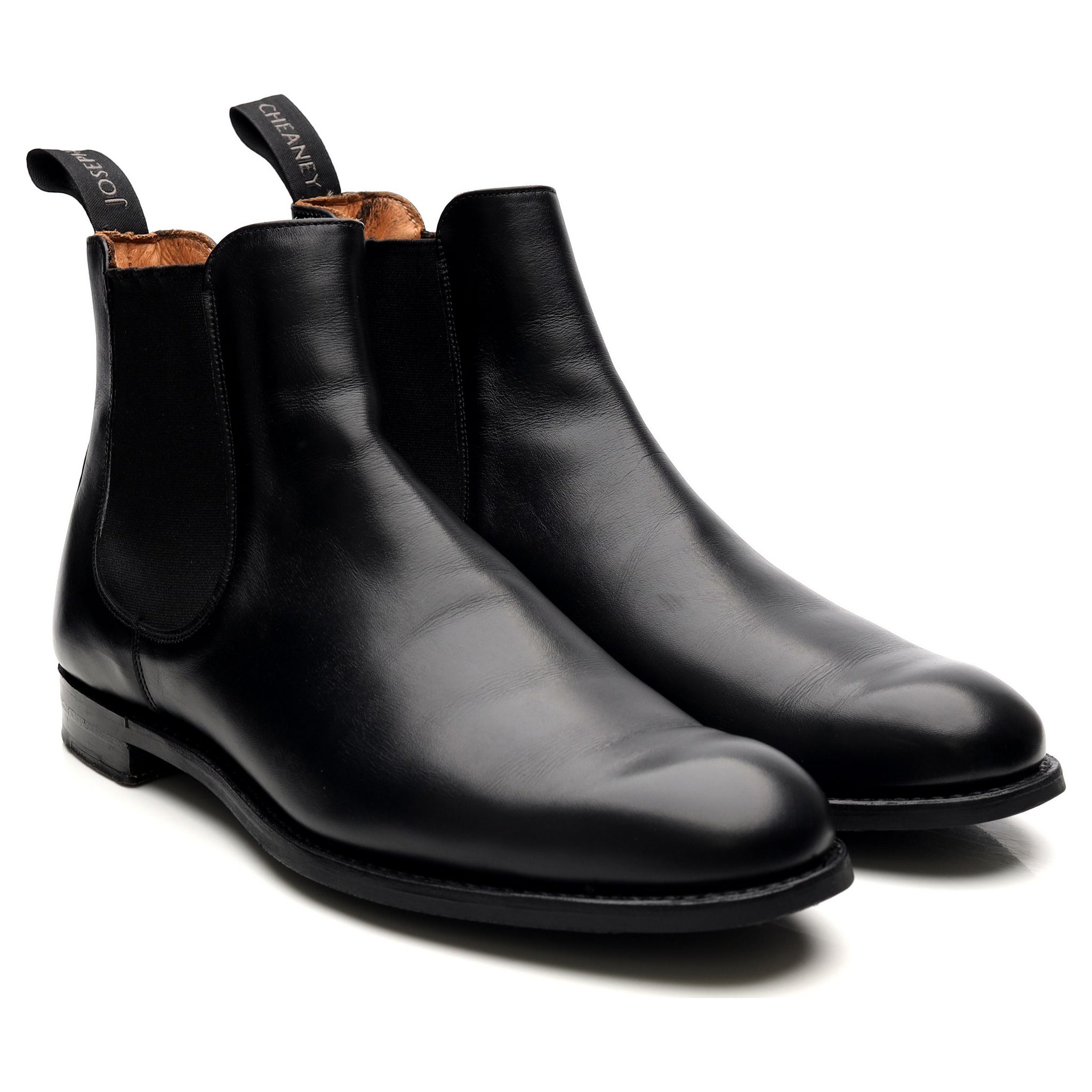 Cheaney Godfrey bottines chelsea cuir noir UK 9,5
