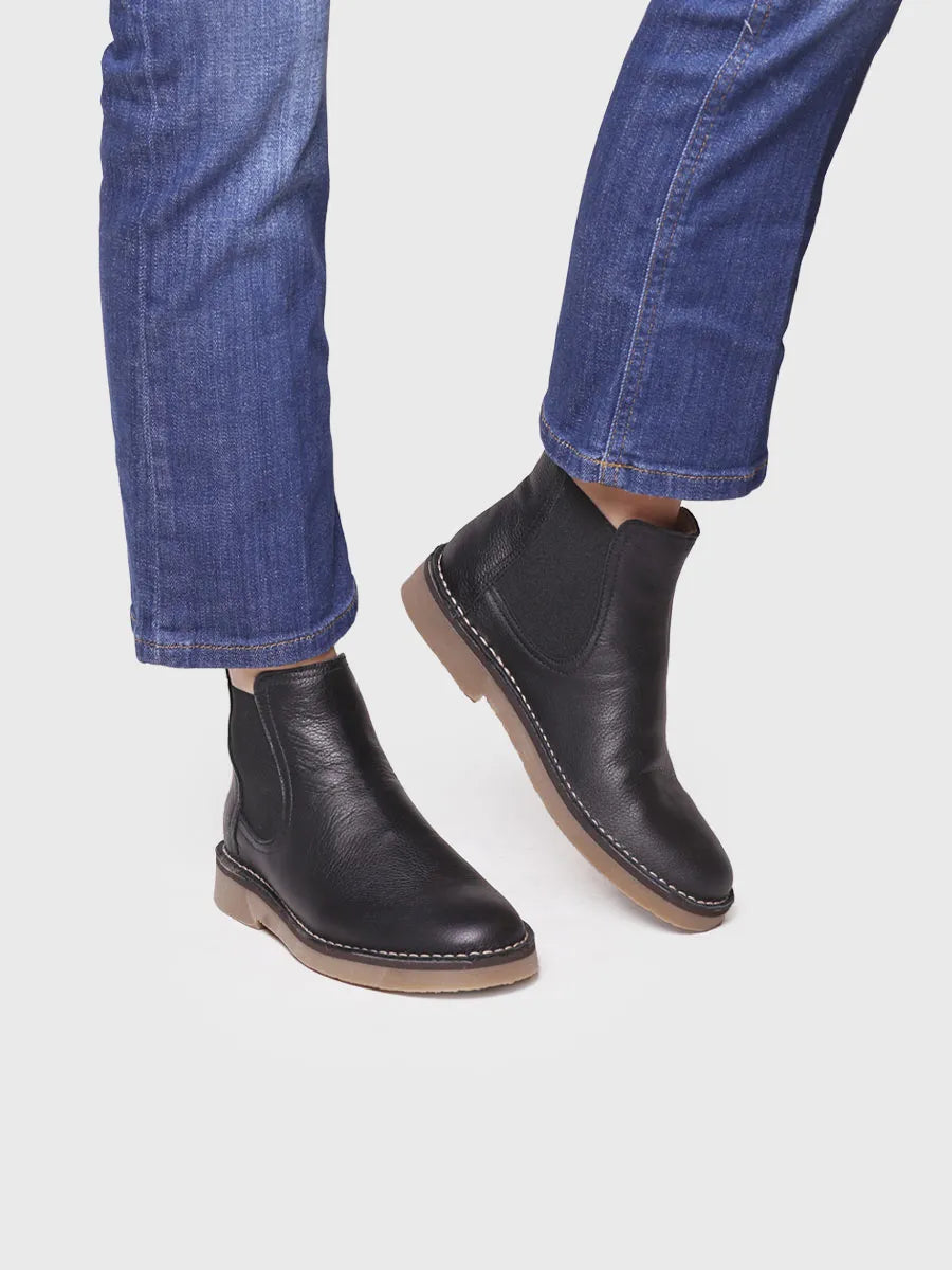 Toni Pons Isa-PO boots cuir femme noir