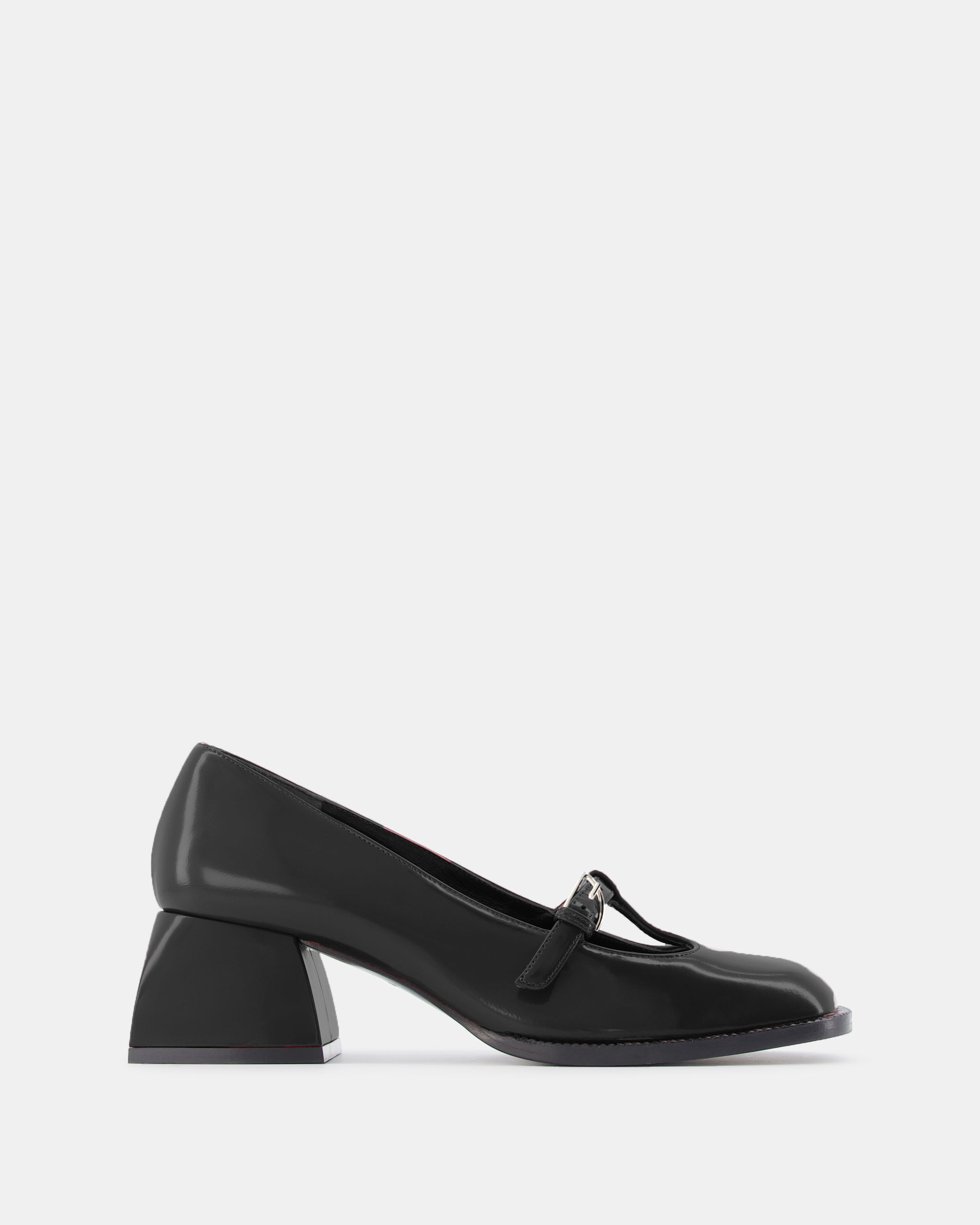 Nodaleto Bulla Bobby 50 sandales cuir noir Black Glassed talon 5 cm