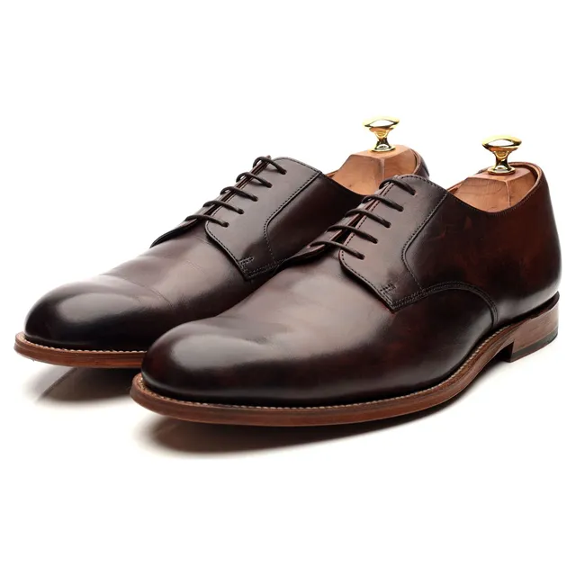 Grenson Liam derby cuir marron foncé UK 9