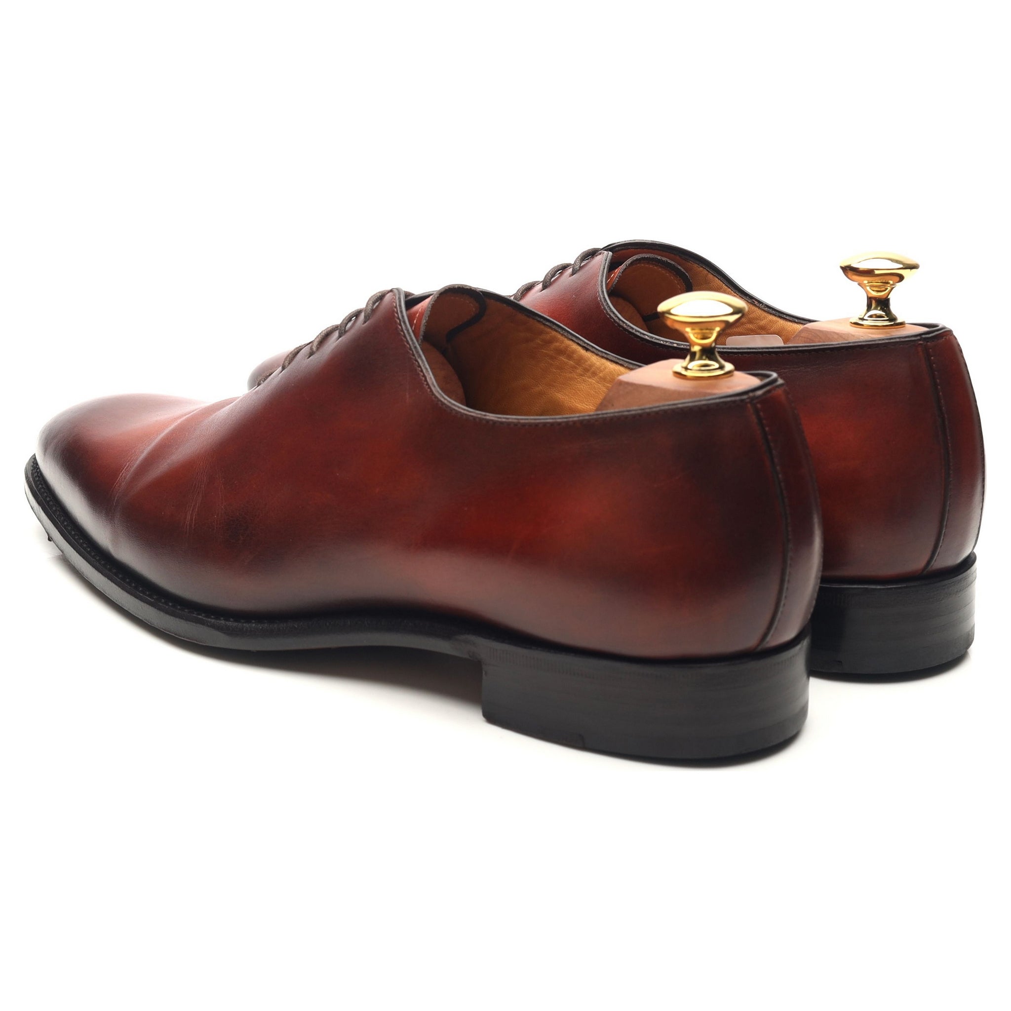 Herring wholecut oxford cuir marron pointure UK 9