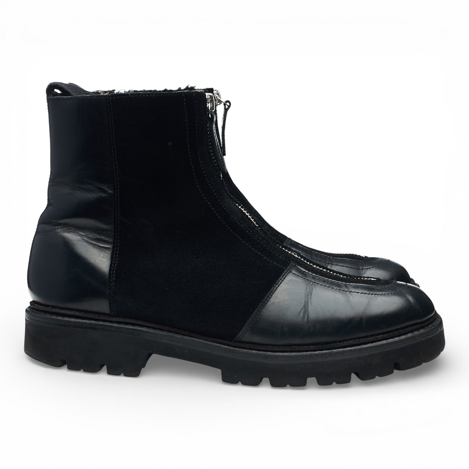 Grenson Zadie bottines cuir noir zip UK 7