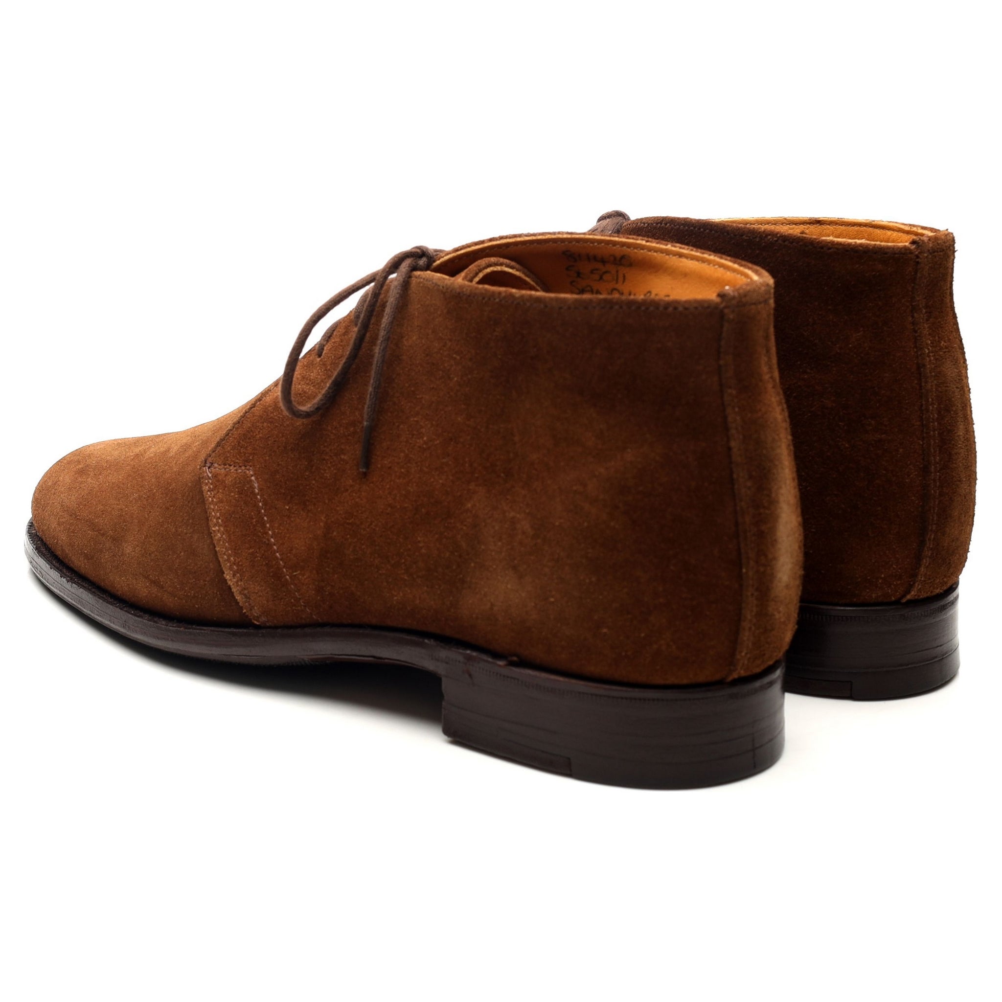 Trickers Sandhurst boots daim marron UK 7