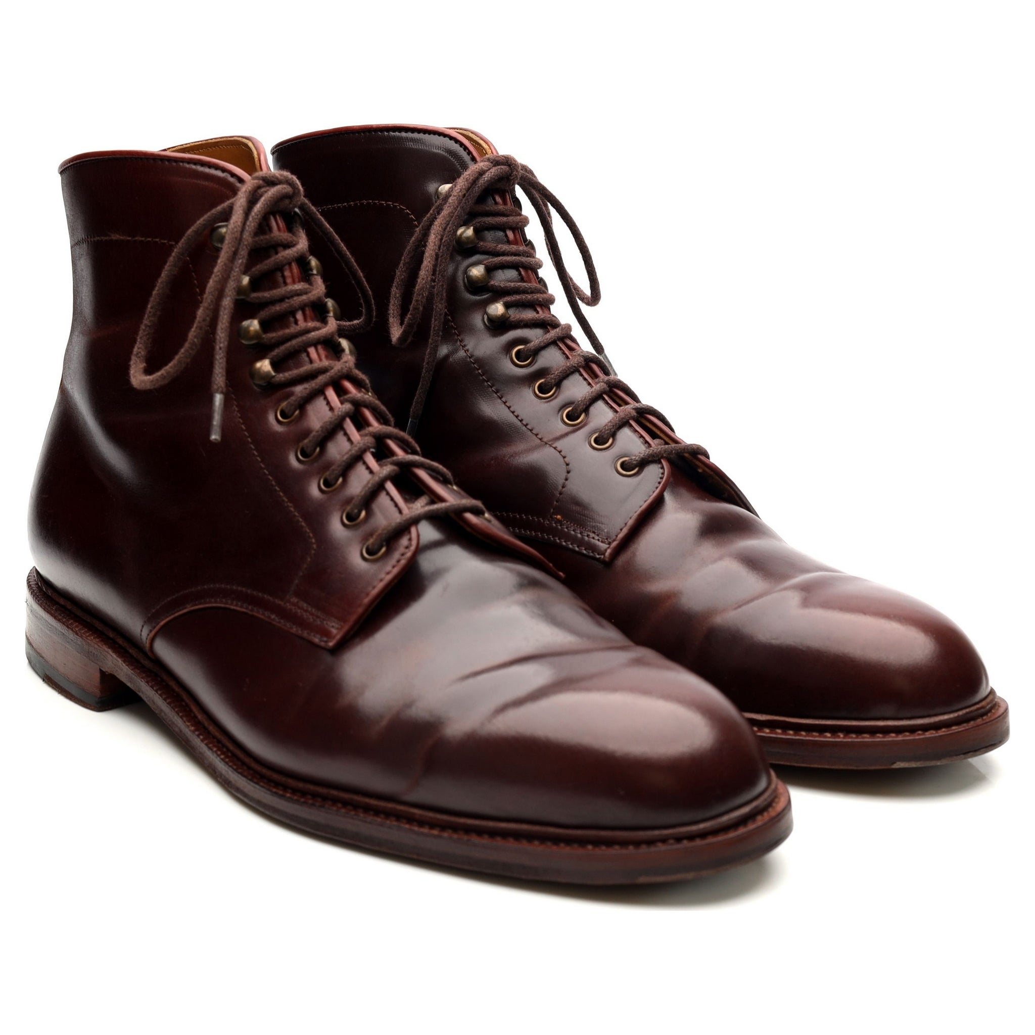 Meermin 101637 bottines cordovan bordeaux UK 10.5