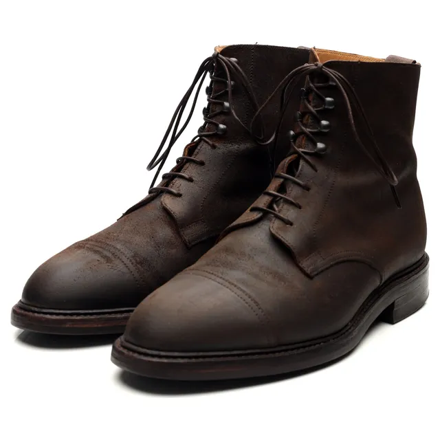Crockett & Jones Coniston bottines daim marron UK 8