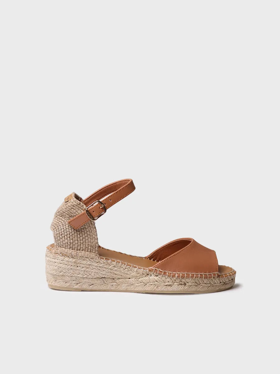 Toni Pons Briella-P espadrilles cuir compensées 4,5 cm