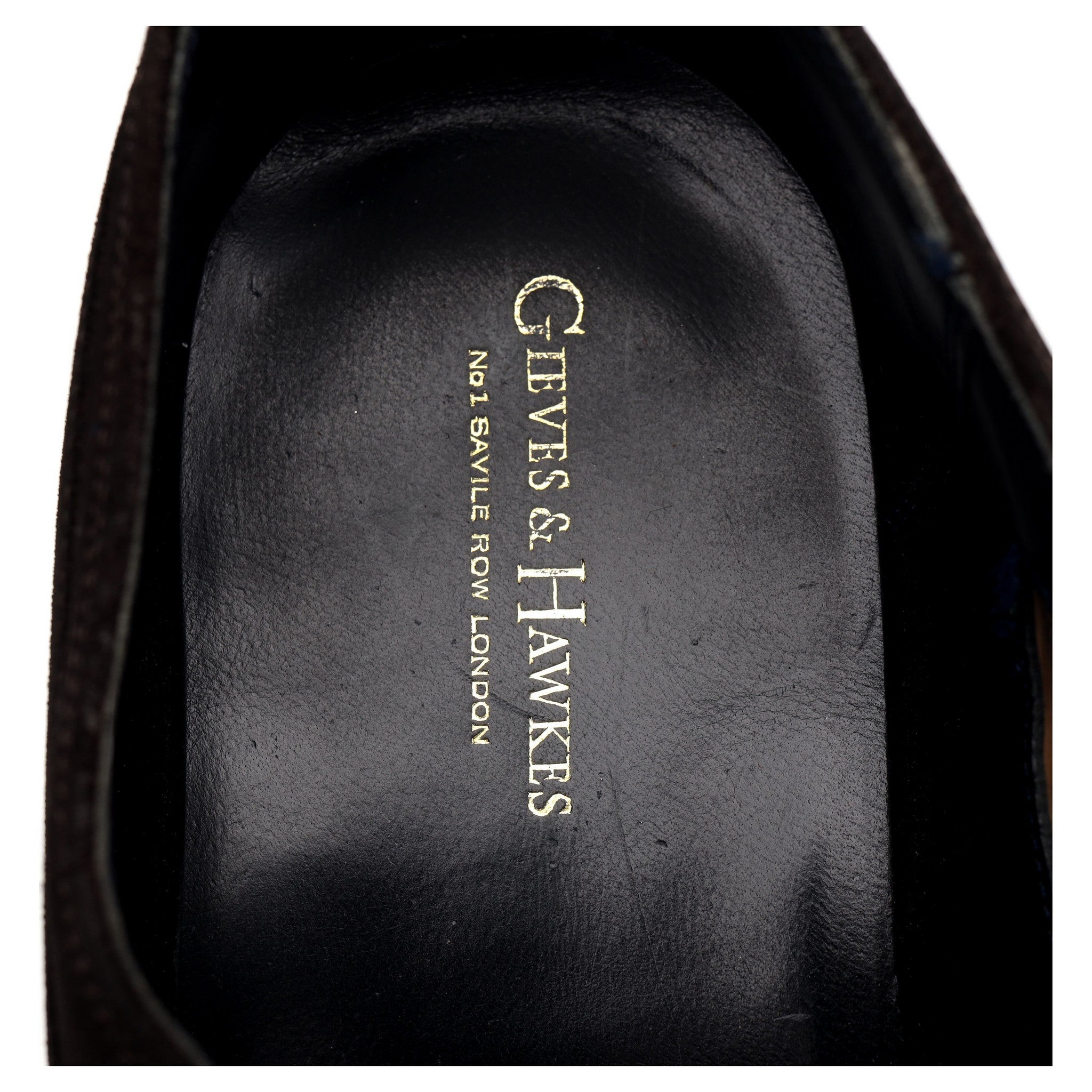 Gieves & Hawkes oxford suède marron UK 7