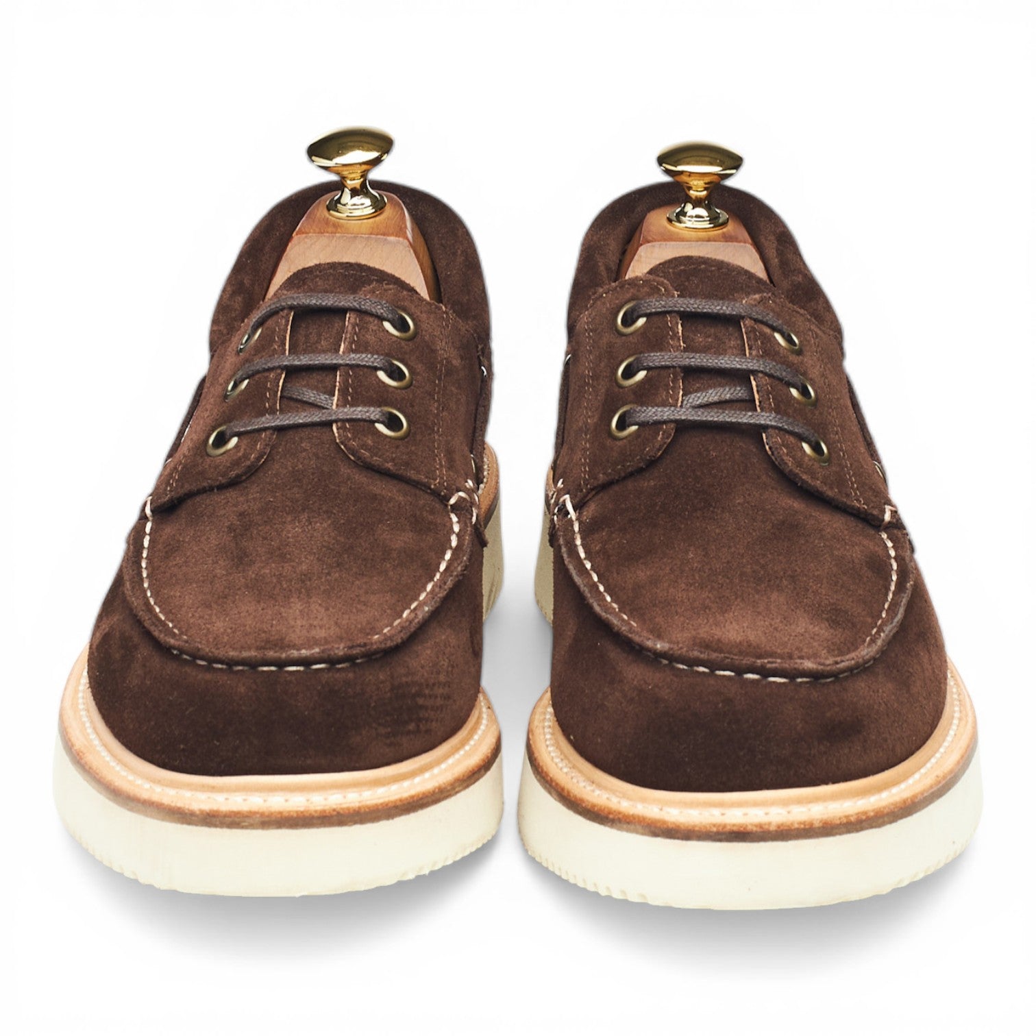 Easymoc Rockland Chaussures Bateau Daim Marron UK 7