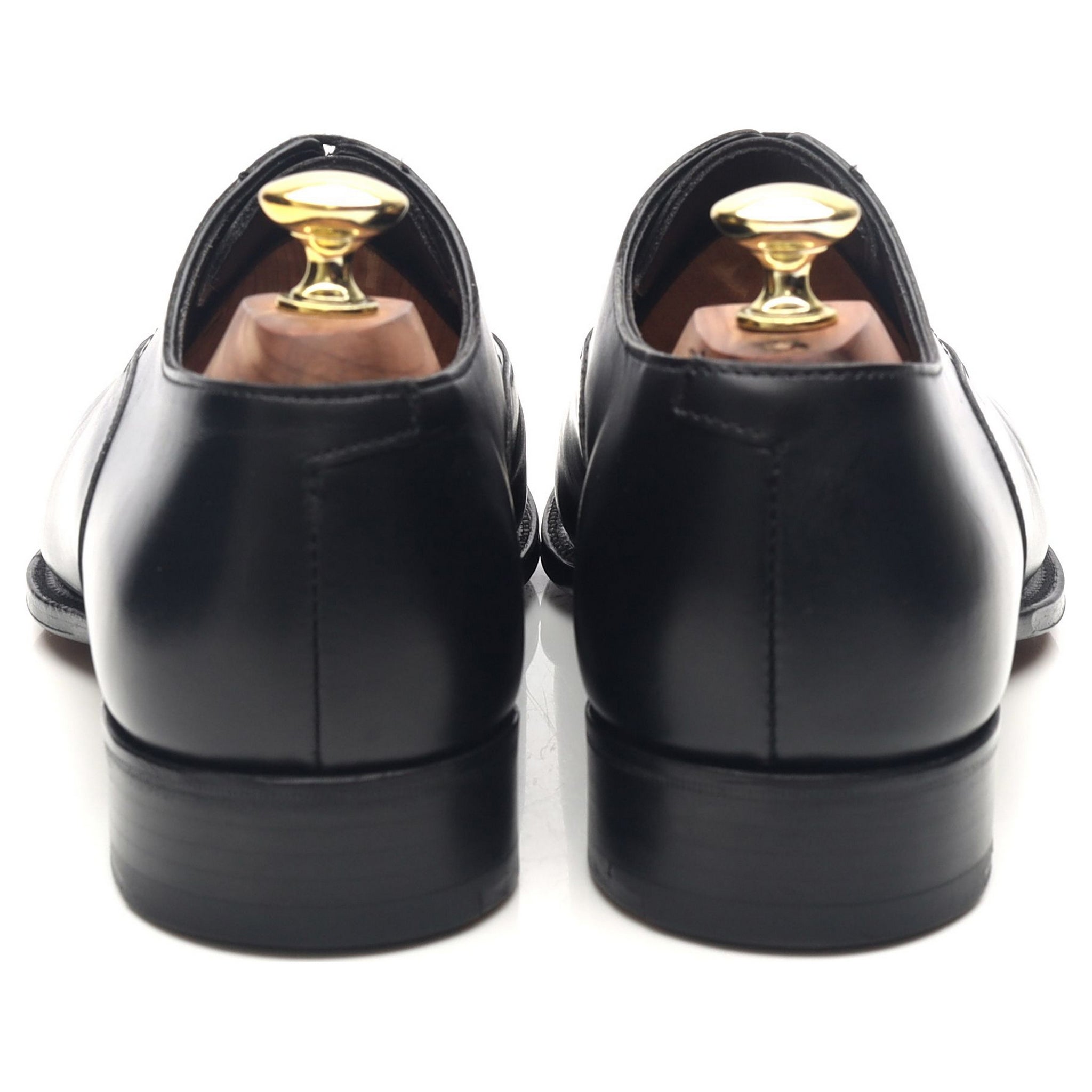 Alfred Sargent Armfield oxford cuir noir UK 7