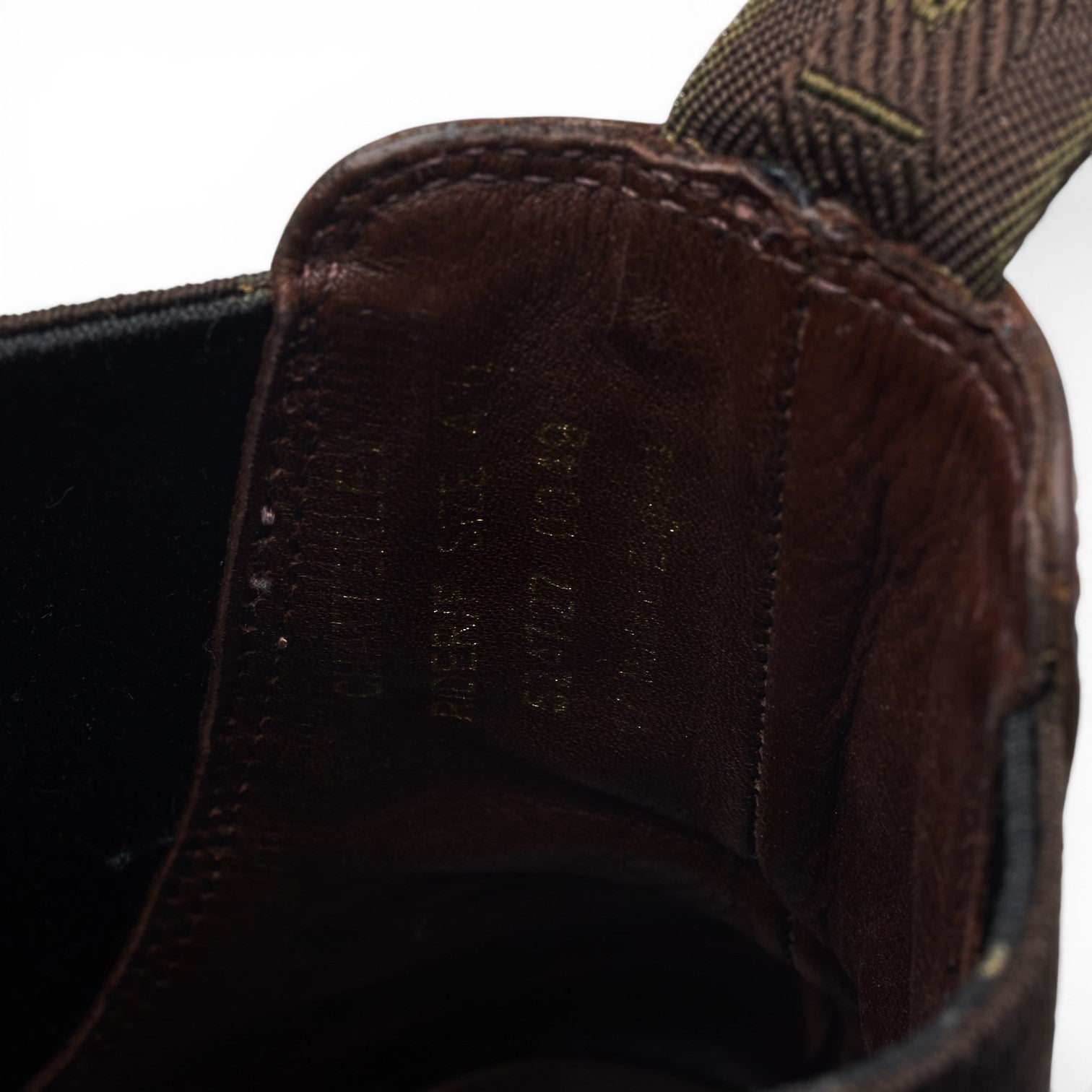 Boots Chelsea Loake Chatterley cuir marron femme UK 4.5