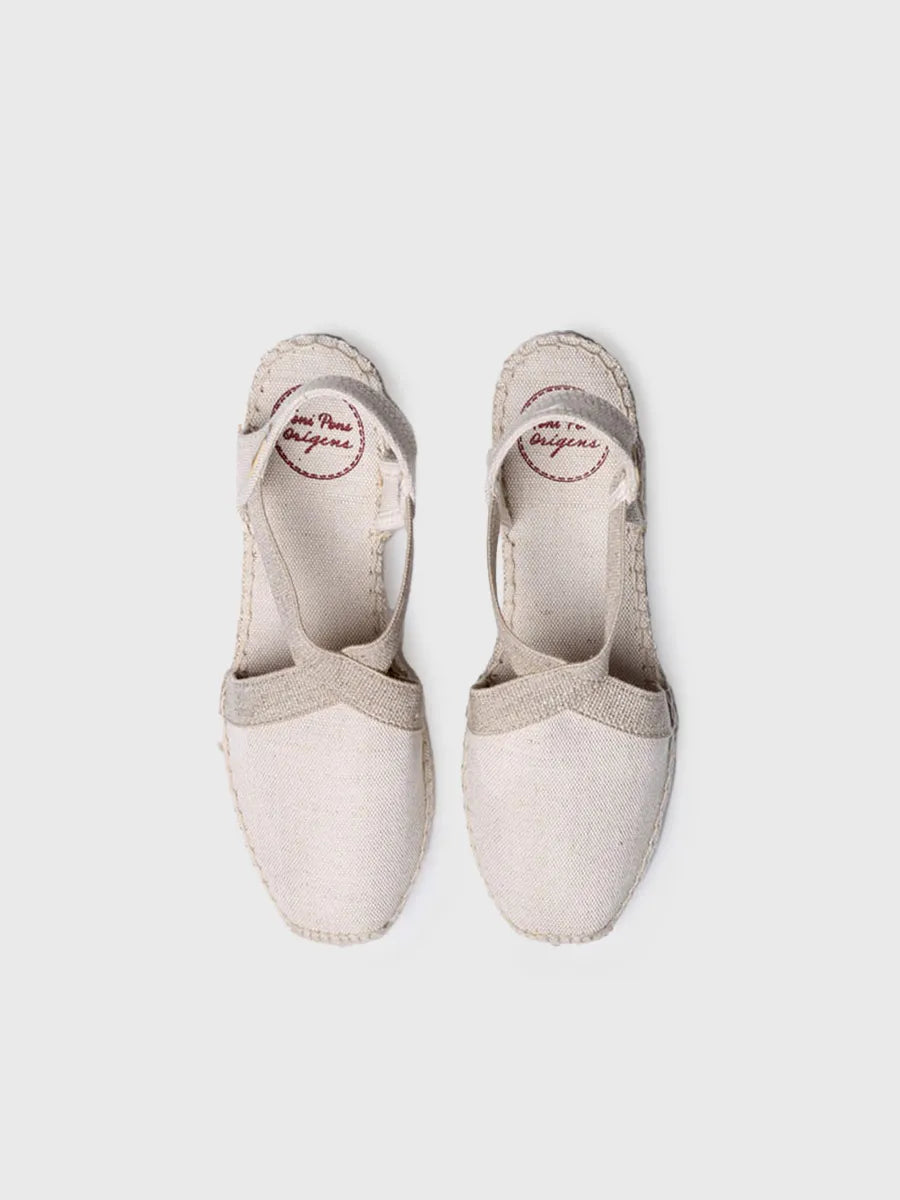 Toni Pons Verdi-V espadrille plate vegan coton