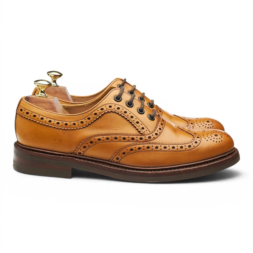 Loake 1880 Edward richelieu cuir marron UK 7.5