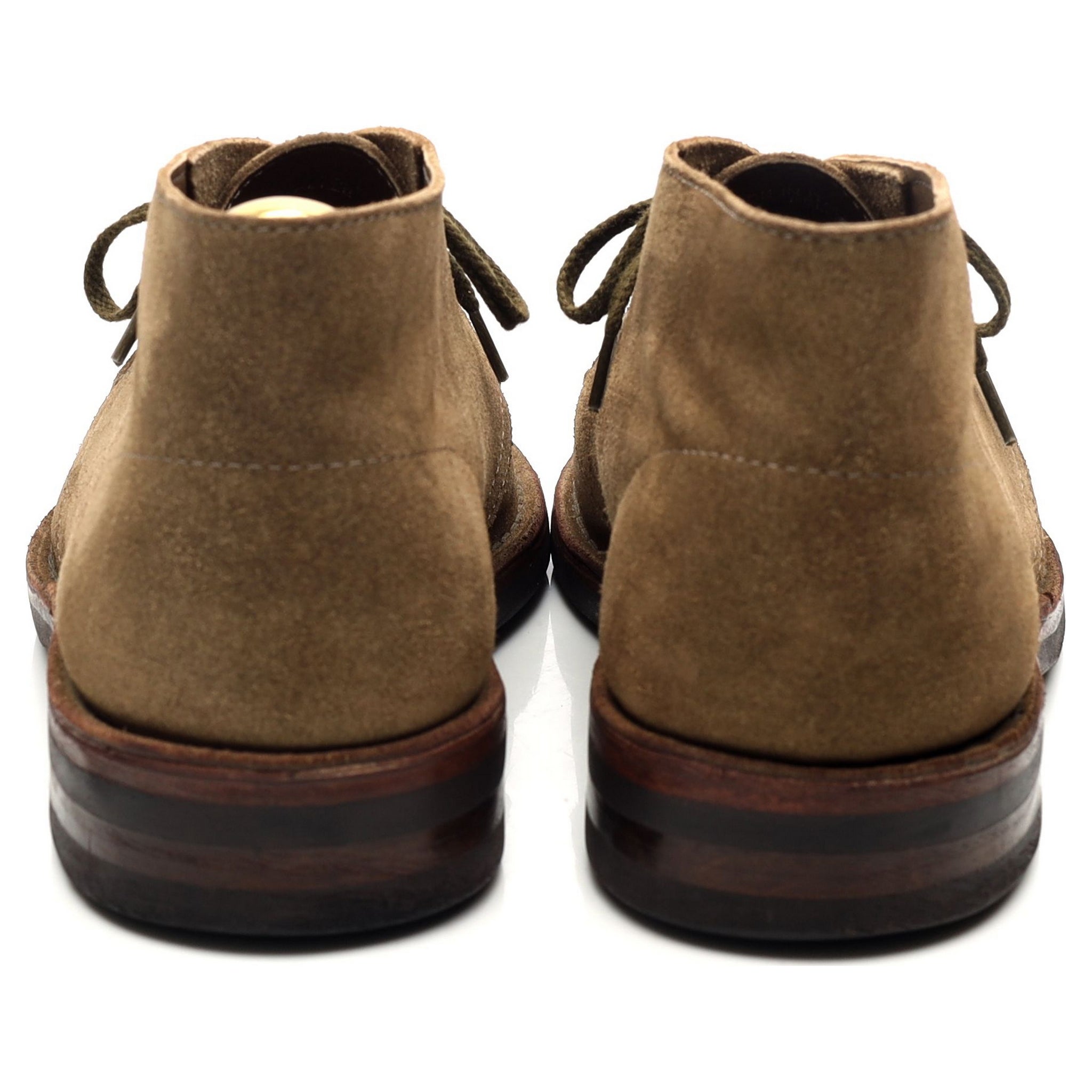 Drake's Clifford boots chukka suède taupe UK 10.5