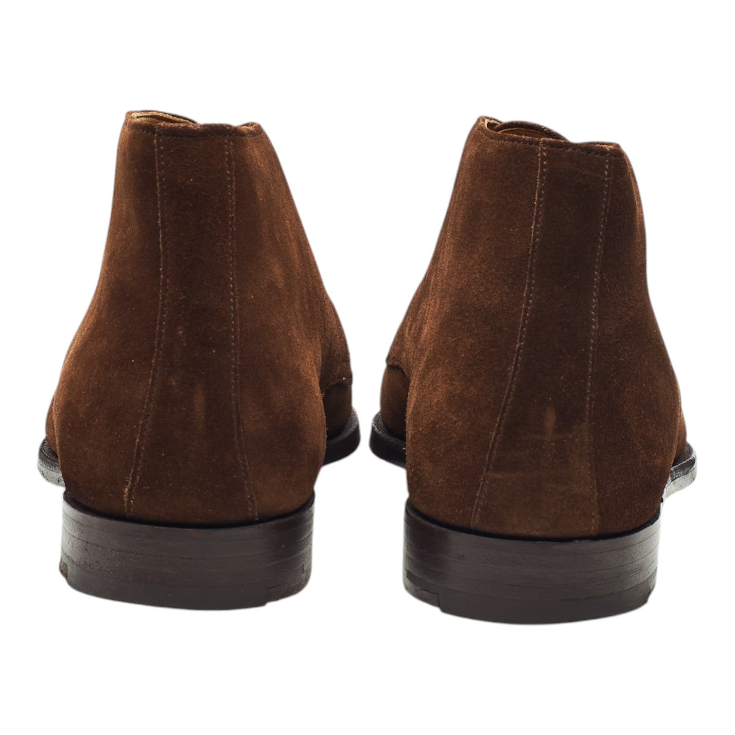 Barker boots chukka daim marron UK 8 semelle cuir