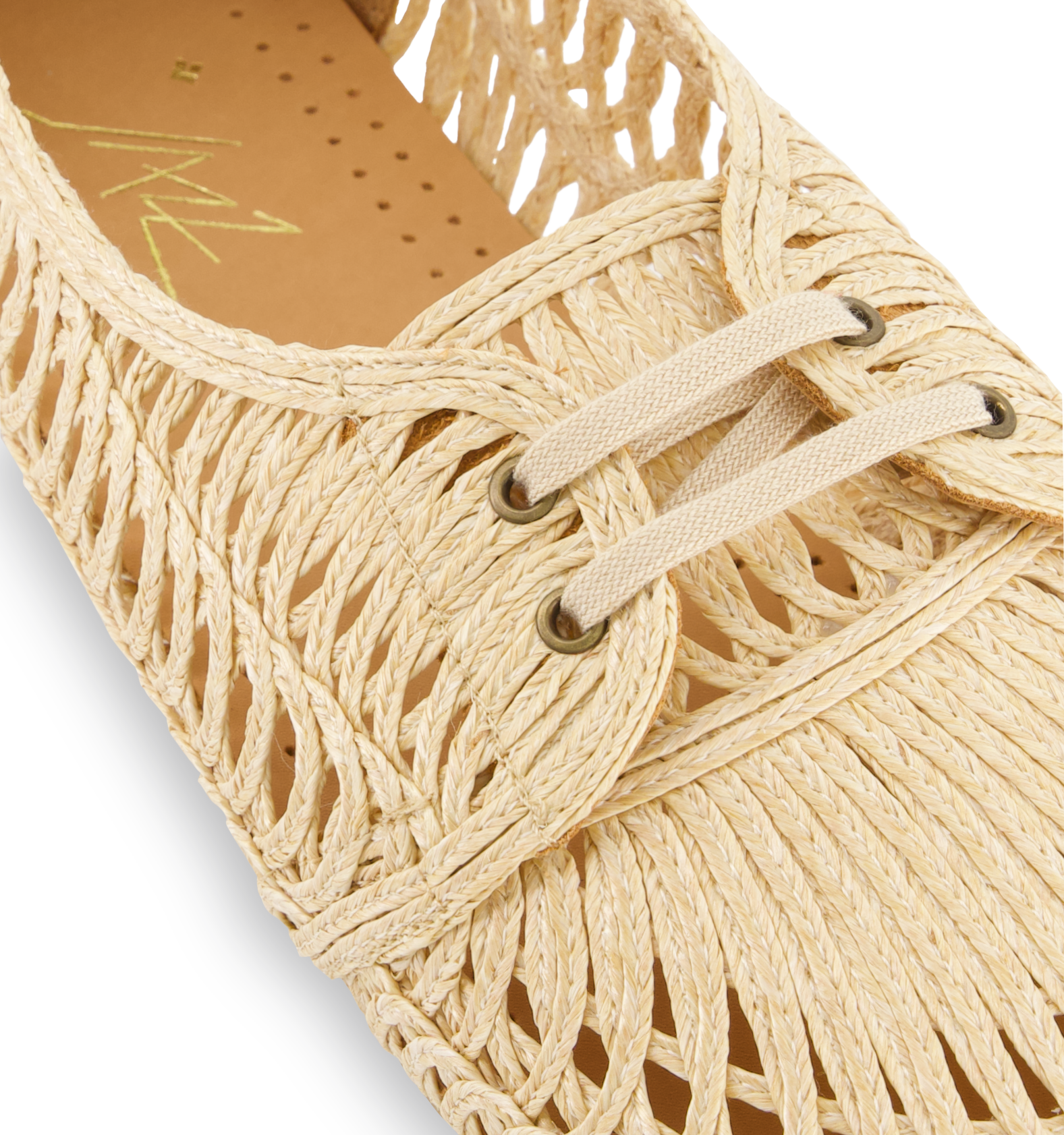 Rivieras Jazz Lacet Raphia espadrilles naturel