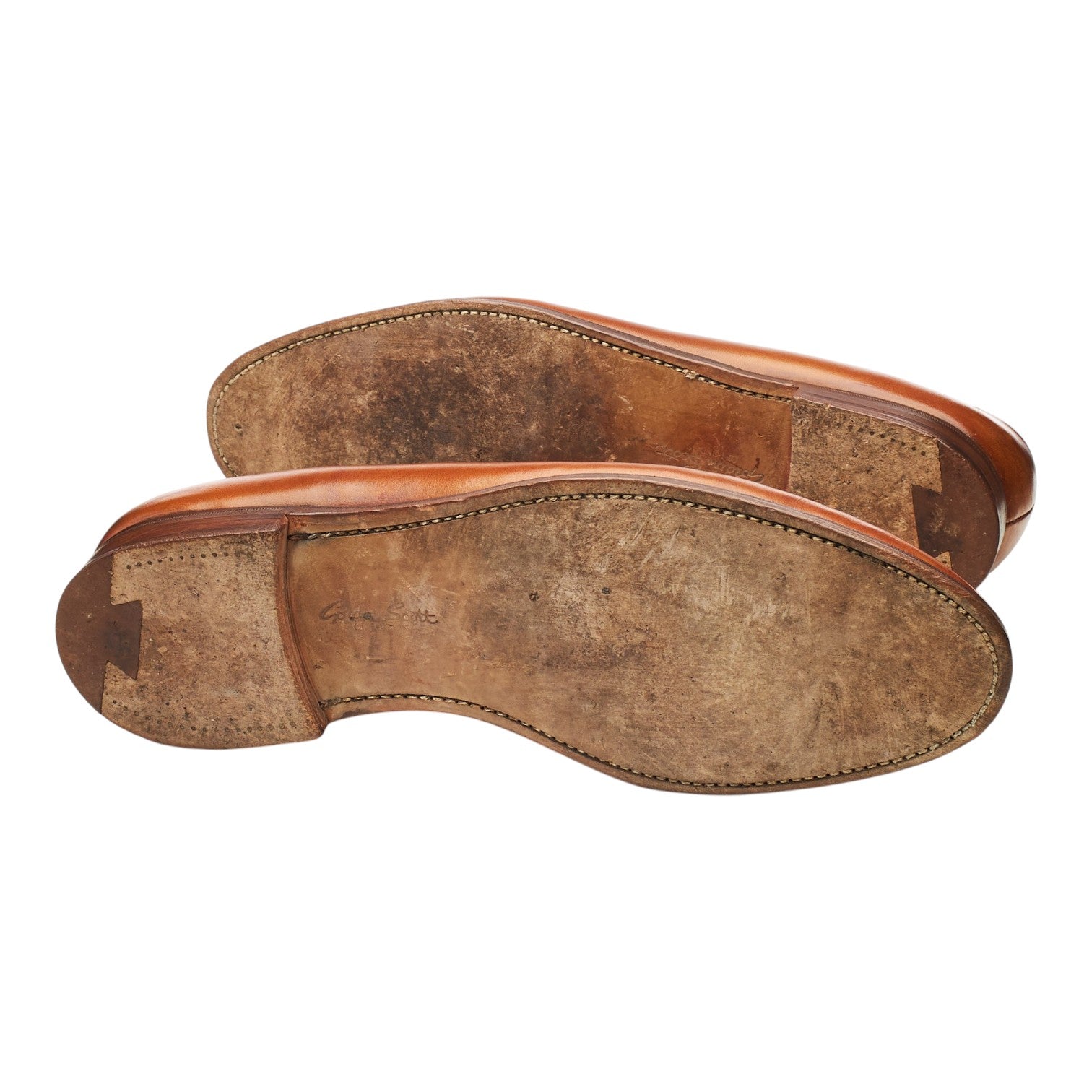 Gordon Scott Millfield mocassins cuir à glands marron UK 11