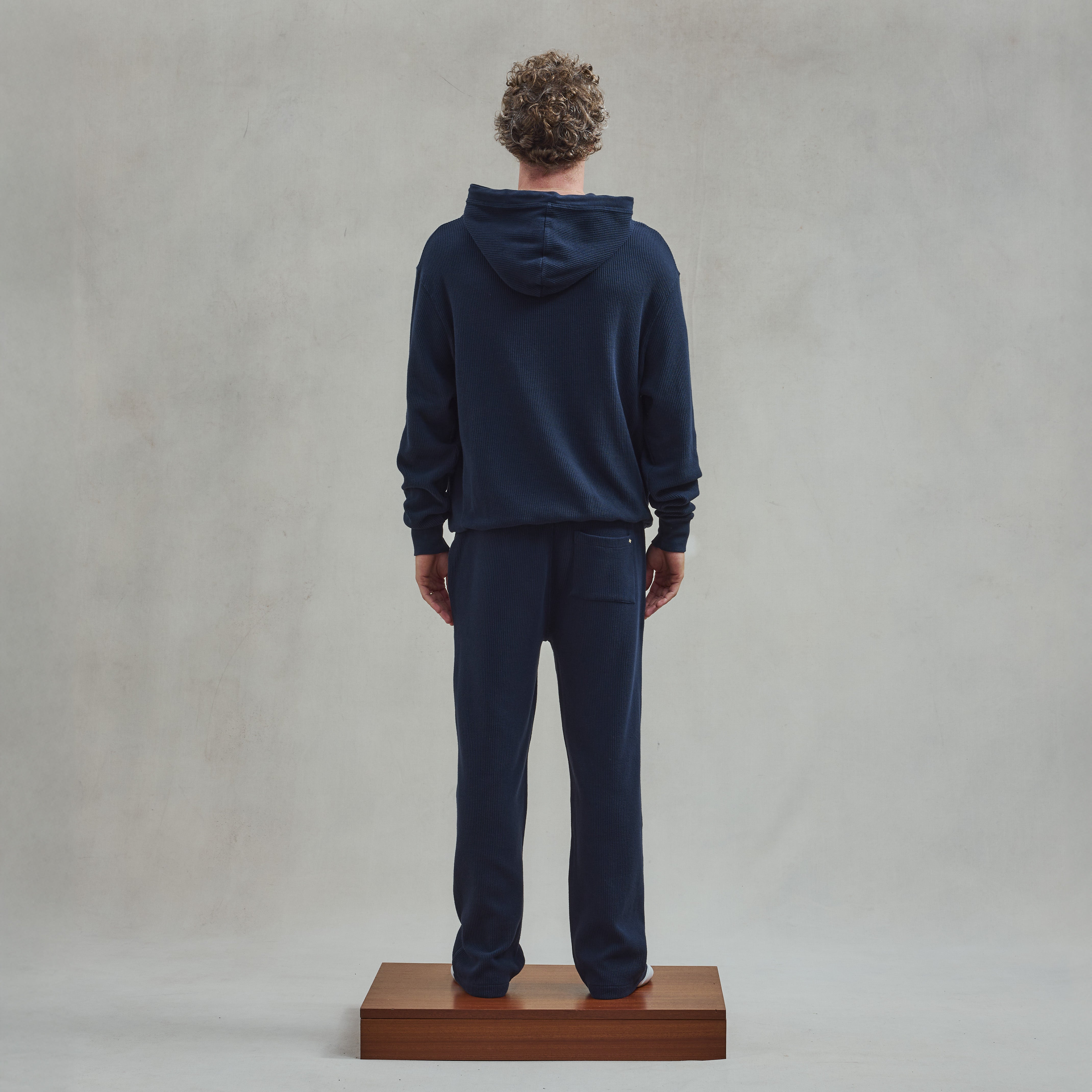 Rivieras Guernesey sweatshirt capuche marine coton