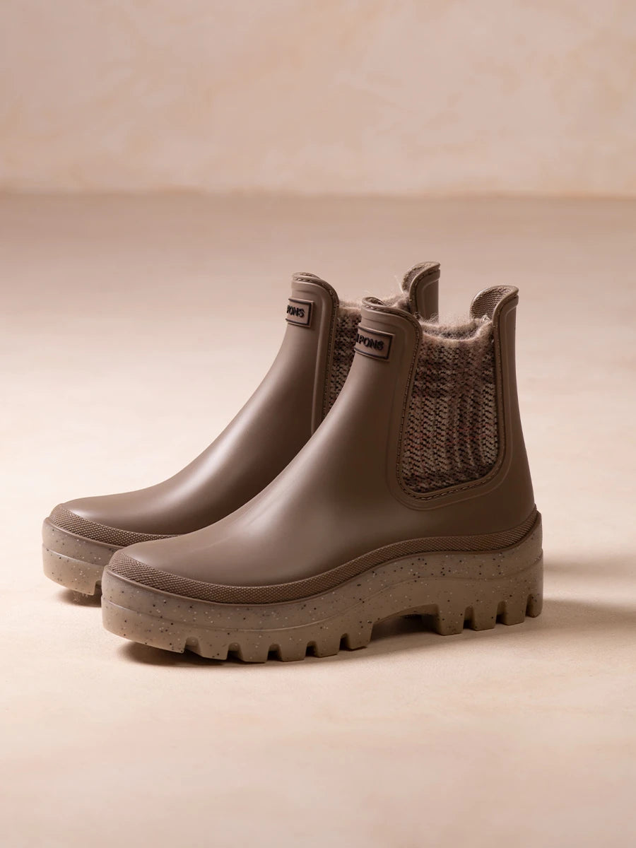 Toni Pons Charlotte bottine pluie caoutchouc mat