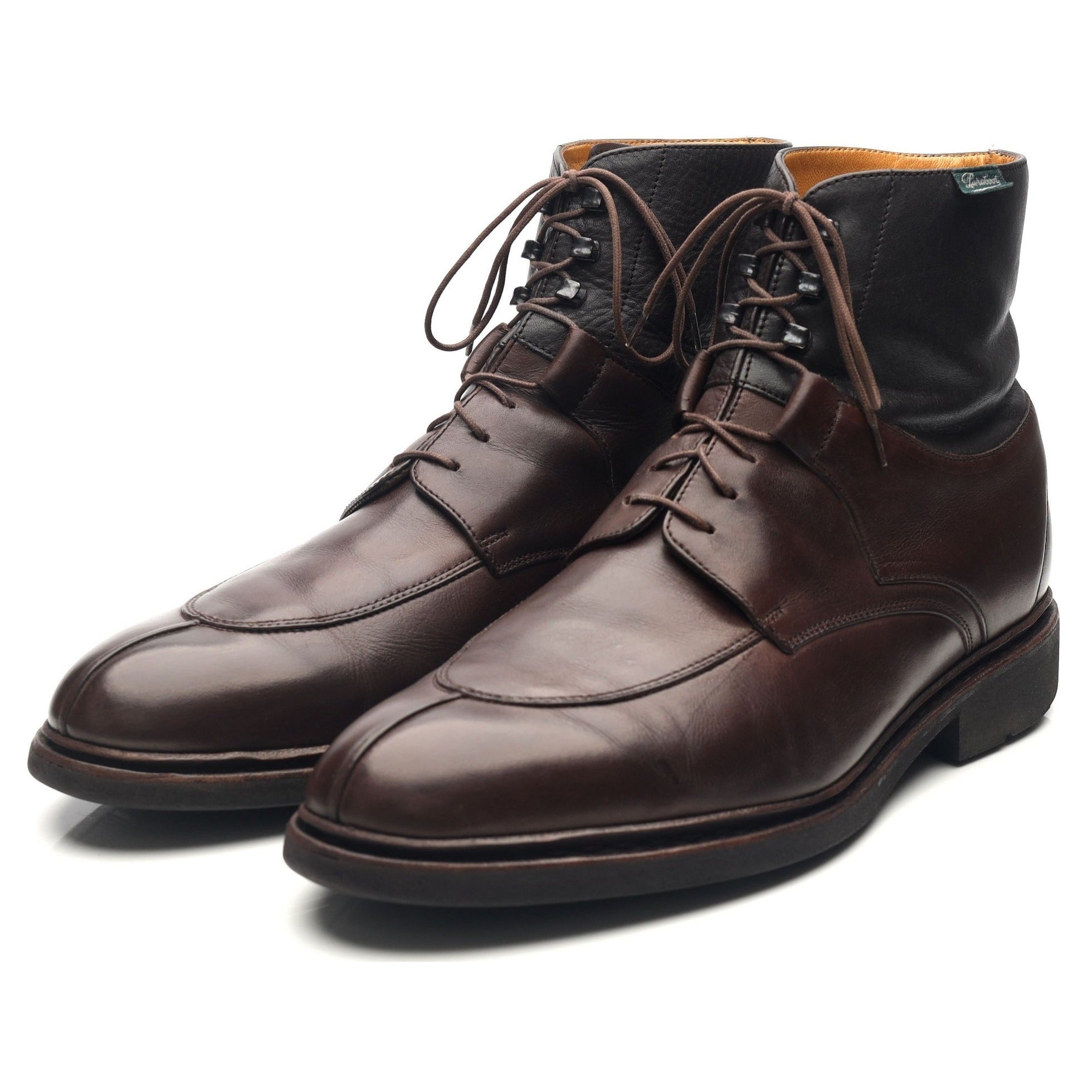 Paraboot Beaumont bottines cuir marron UK 9 semelle gomme