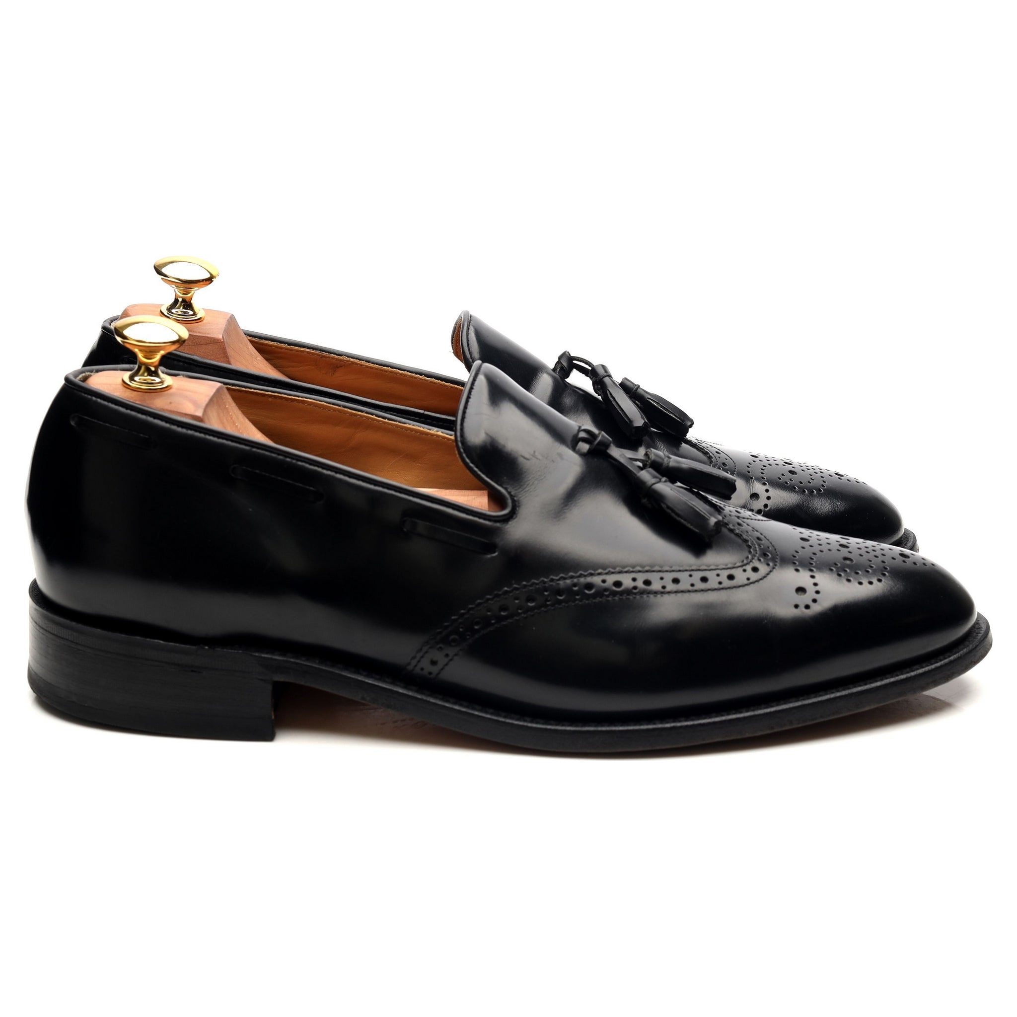 Barker Clive mocassins cuir noir UK 10,5 homme