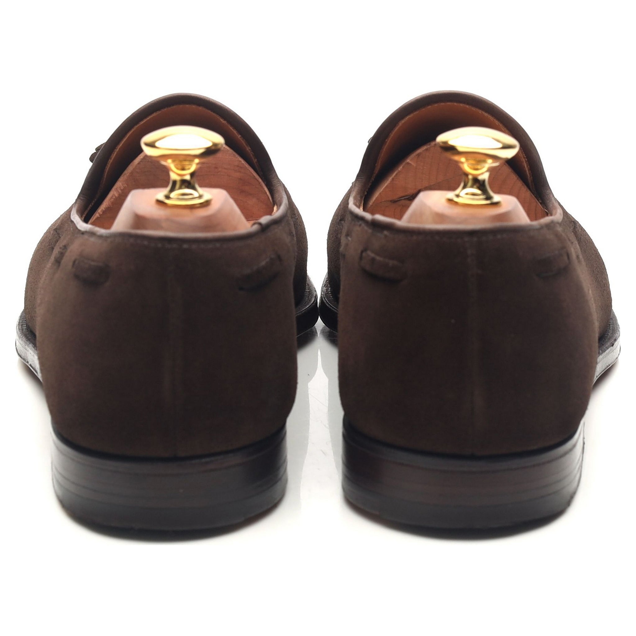 Crockett & Jones Cavendish 2 mocassin daim marron UK 9