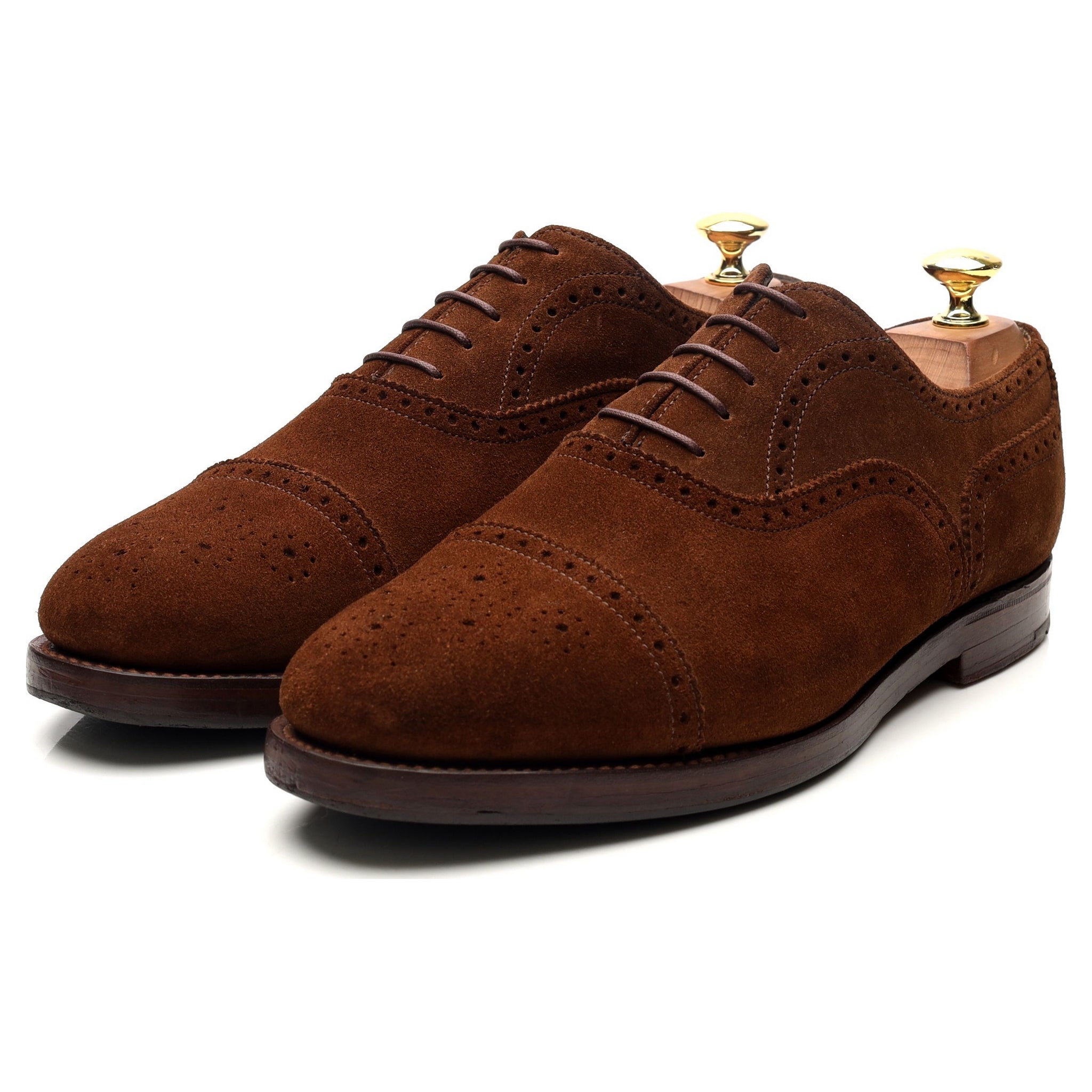 Alfred Sargent Cranford 2 oxford daim marron 7.5