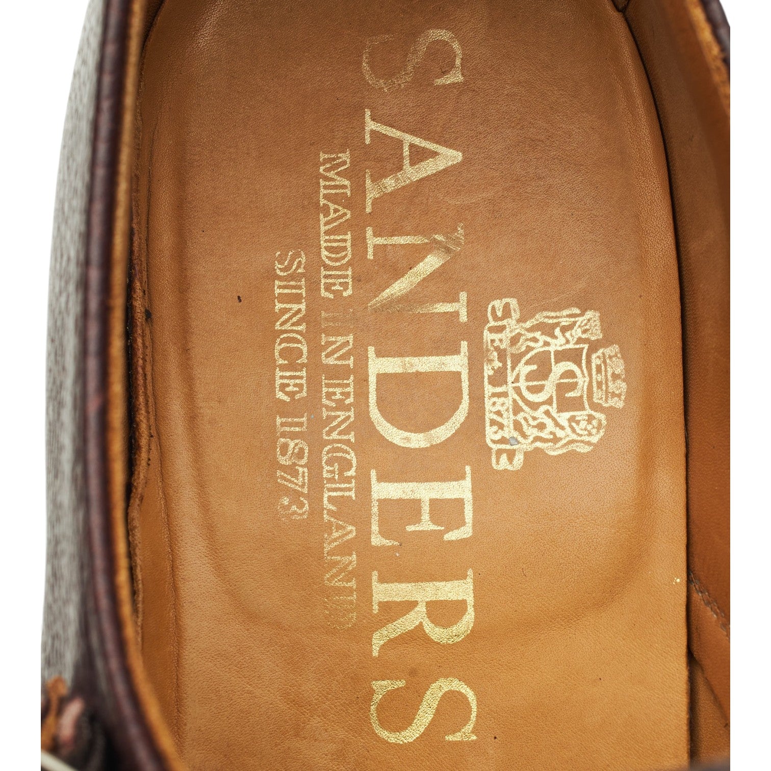Sanders Dylan monk cuir marron pointure UK 10