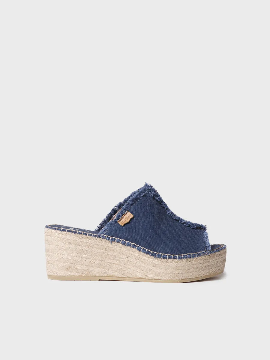 Toni Pons Itaca espadrille compensée marine
