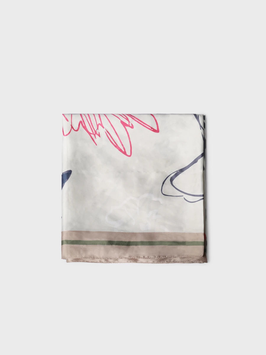 Toni Pons Fanny foulard imprimé fleuri 100x100