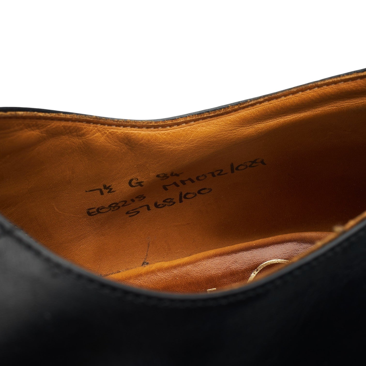 Church's derbies oxford cuir noir pointure UK 7.5