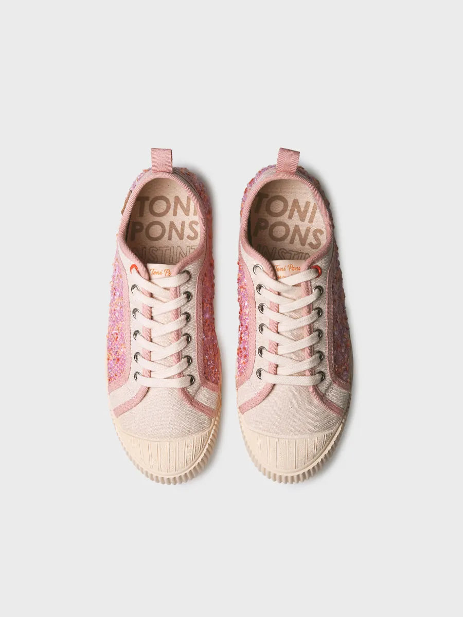 Toni Pons Grenoble baskets femme sequins à lacets