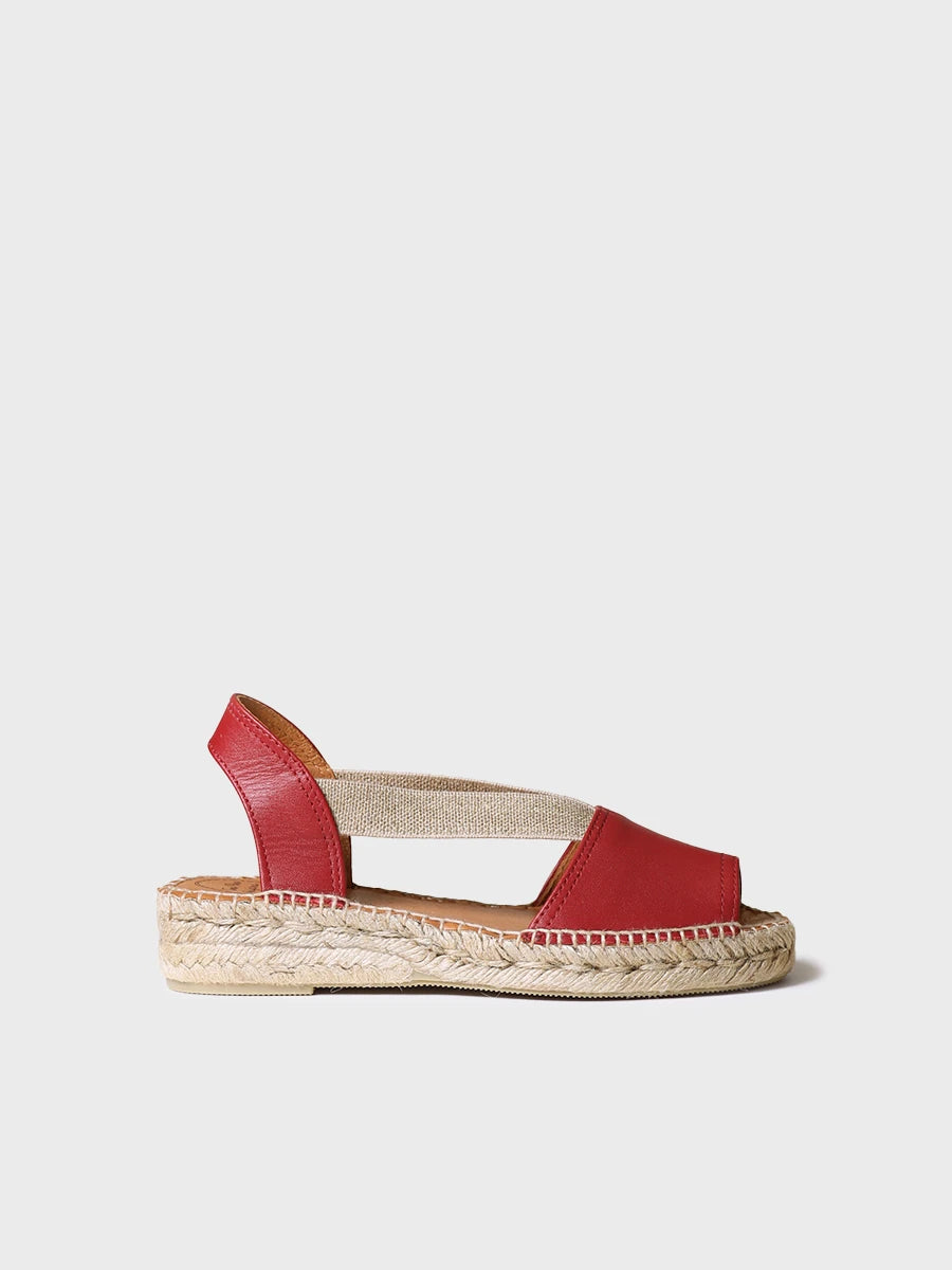 Toni Pons Etna sandale cuir espadrille élastique