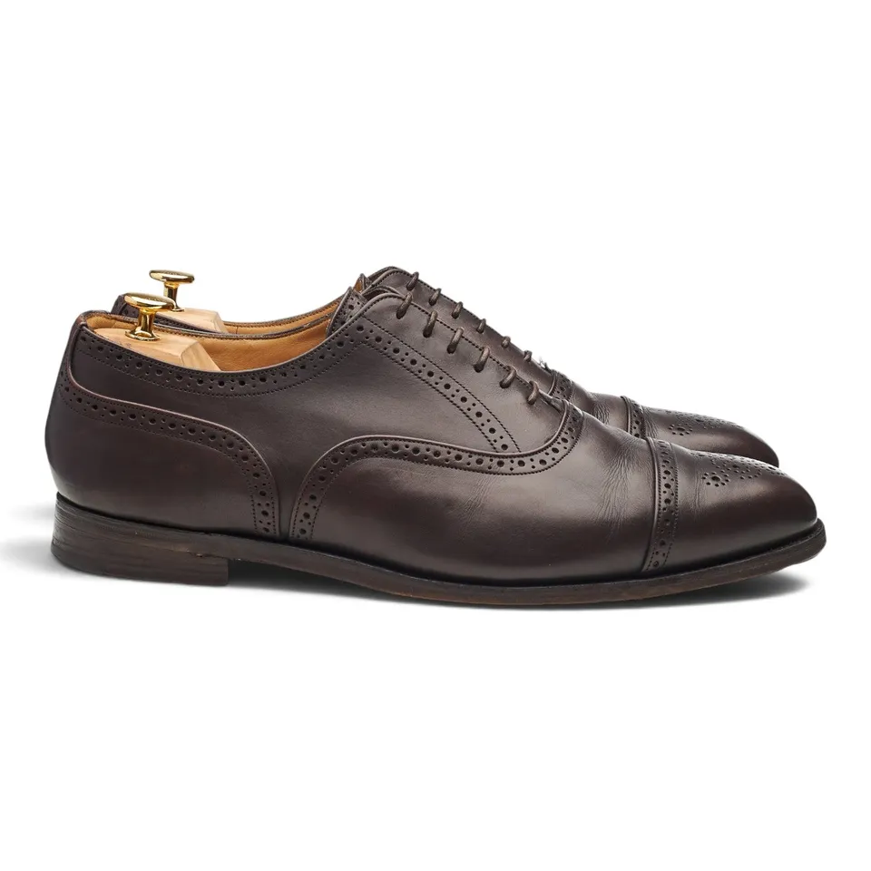 Tricker's Kensington richelieu cuir marron UK 13