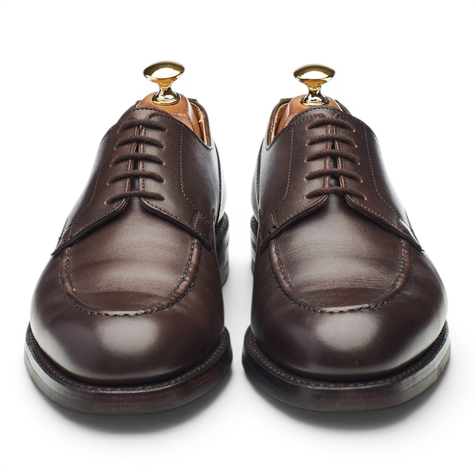 Crockett & Jones Onslow derby cuir marron 6,5 semelle gomme