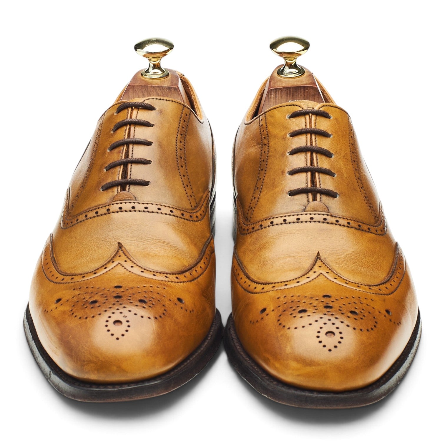 Cheaney oxford cuir marron clair UK 8 brogue