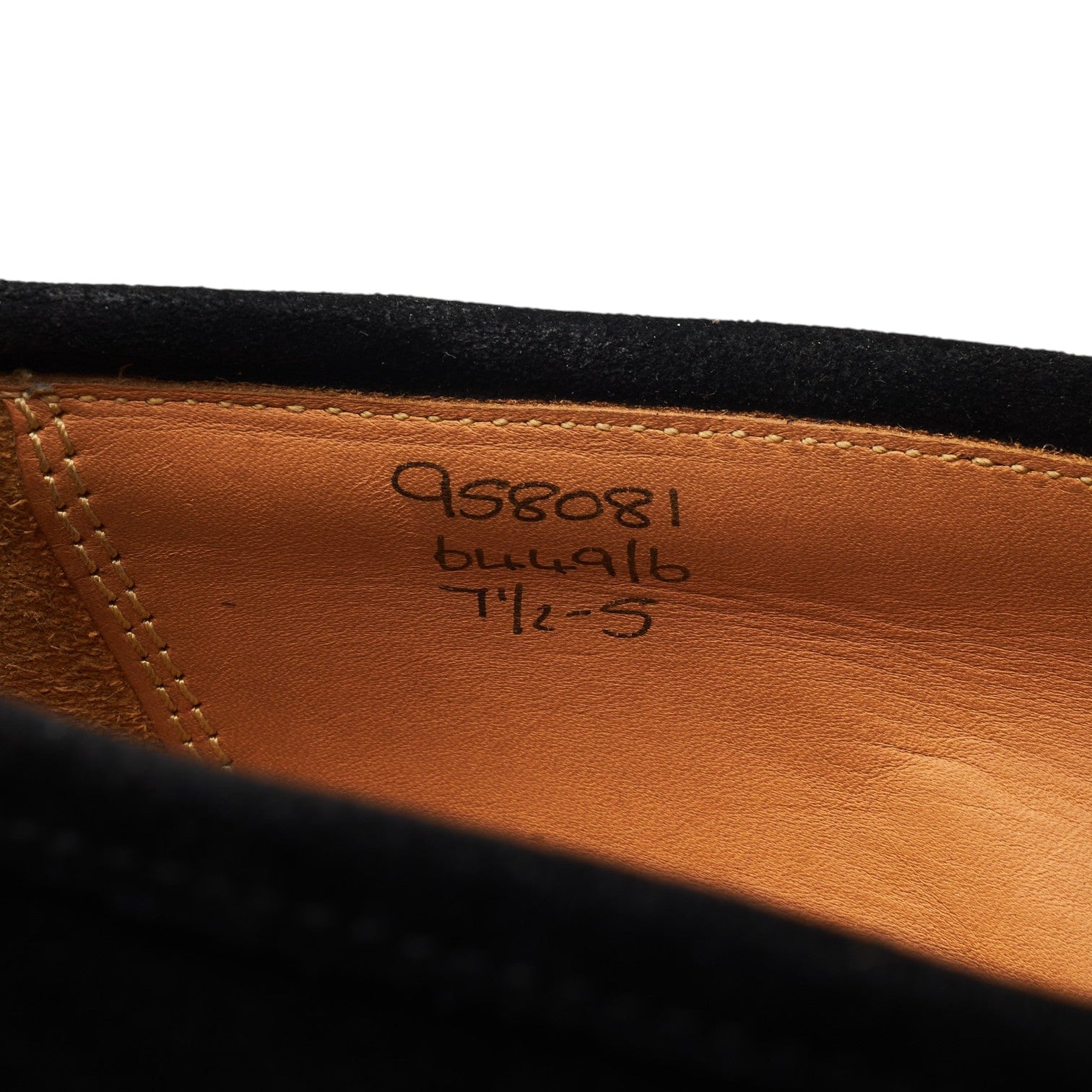 Clutch Cafe mocassins mors daim noir UK 7.5 semelle caoutchouc