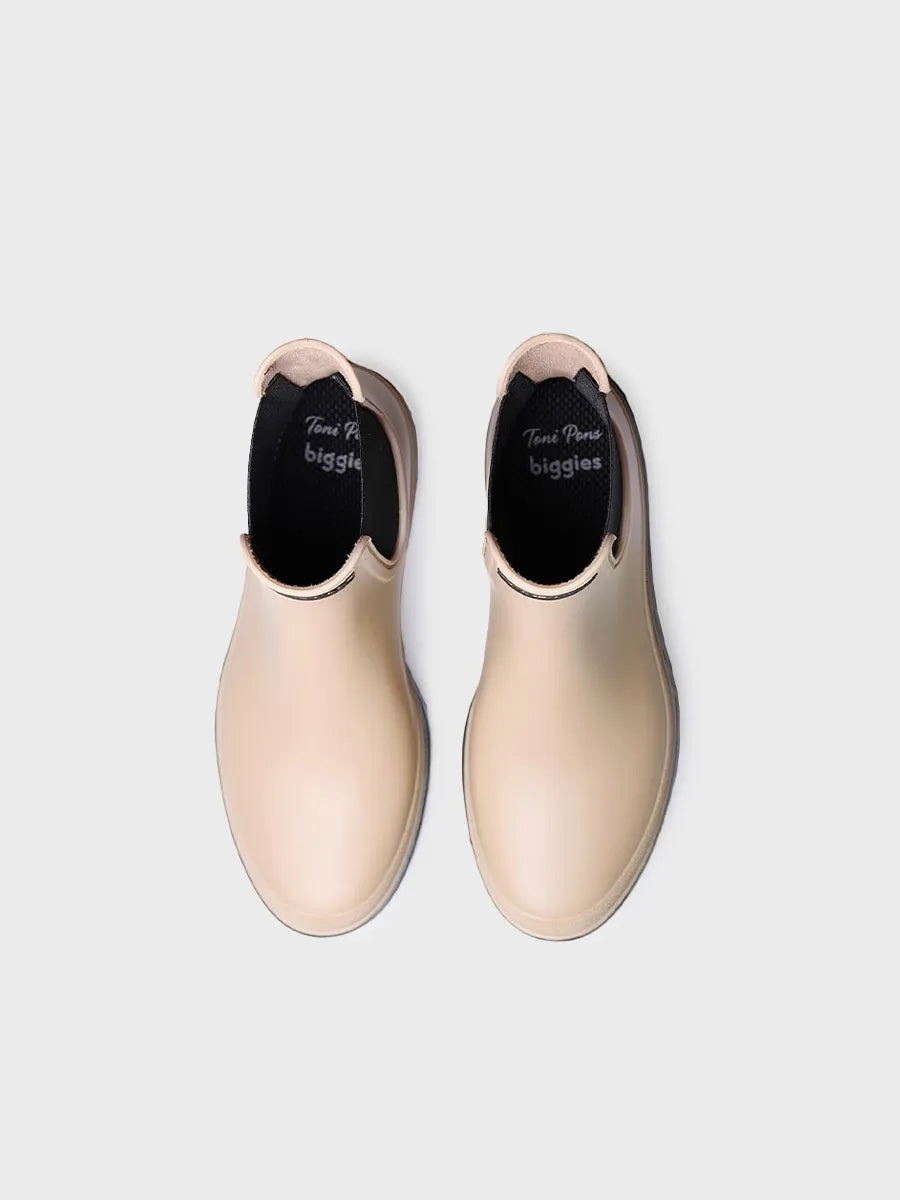 Toni Pons Carter boots chelsea pluie beige femme