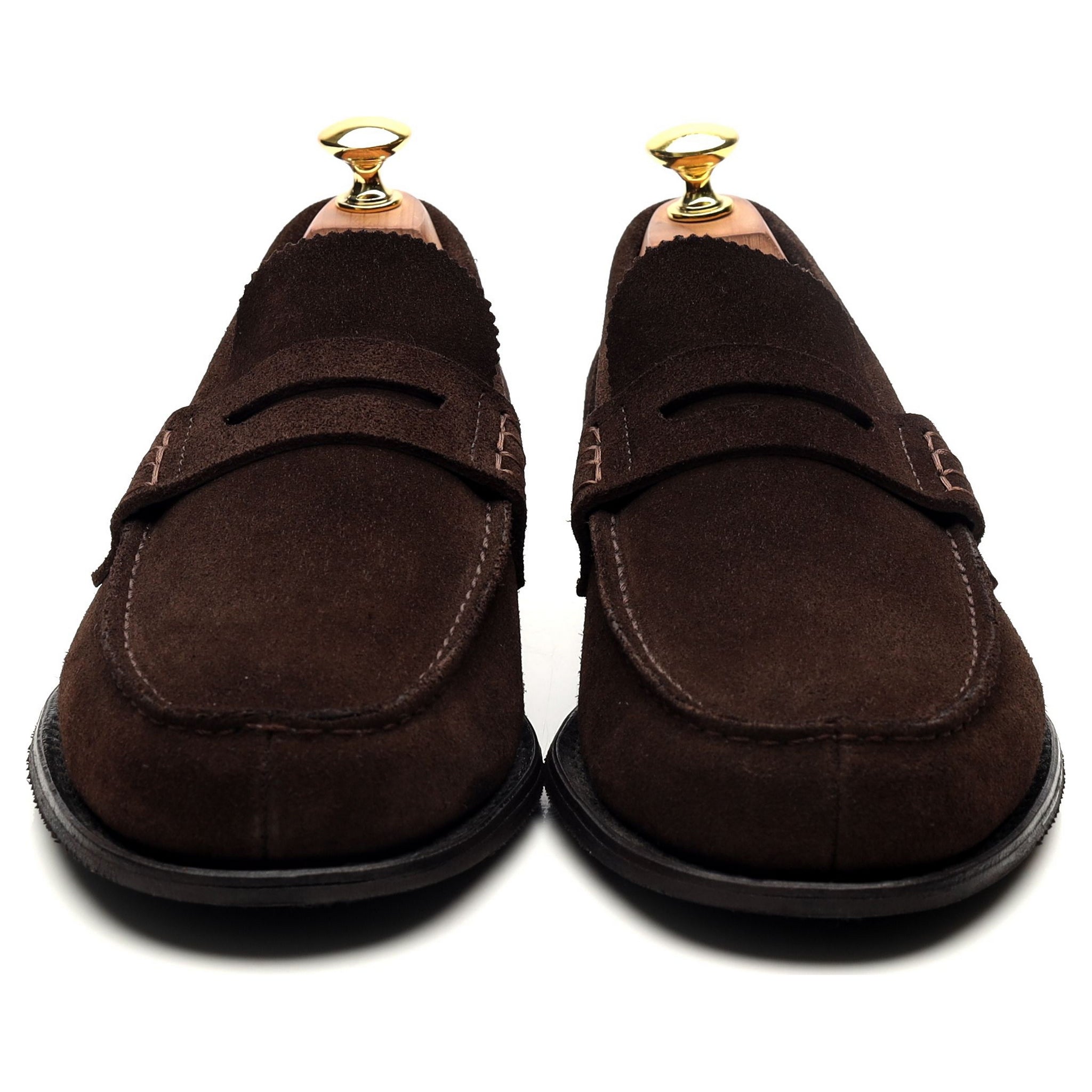 Cheaney Dover D mocassins daim marron UK 8