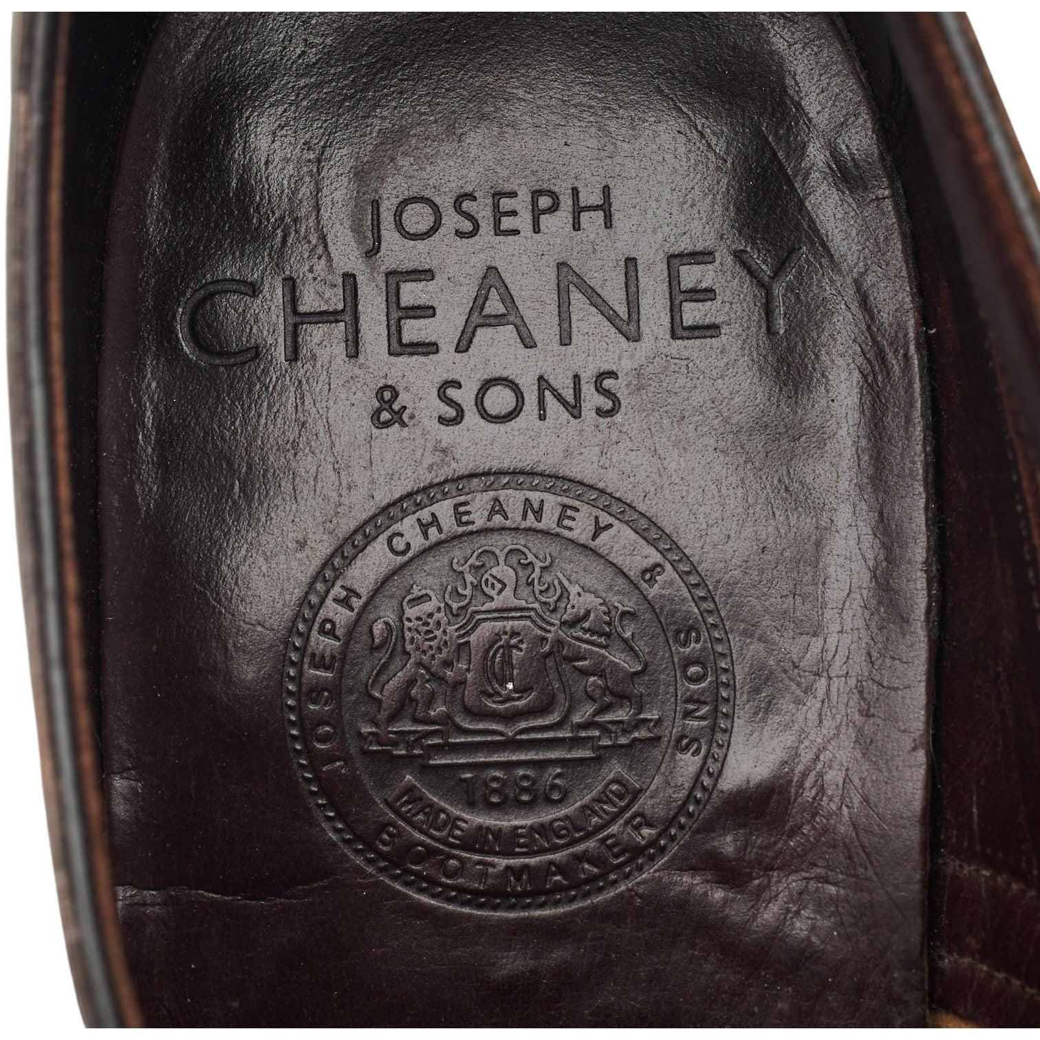 Cheaney Osborne derby cuir marron UK 7.5 brogue