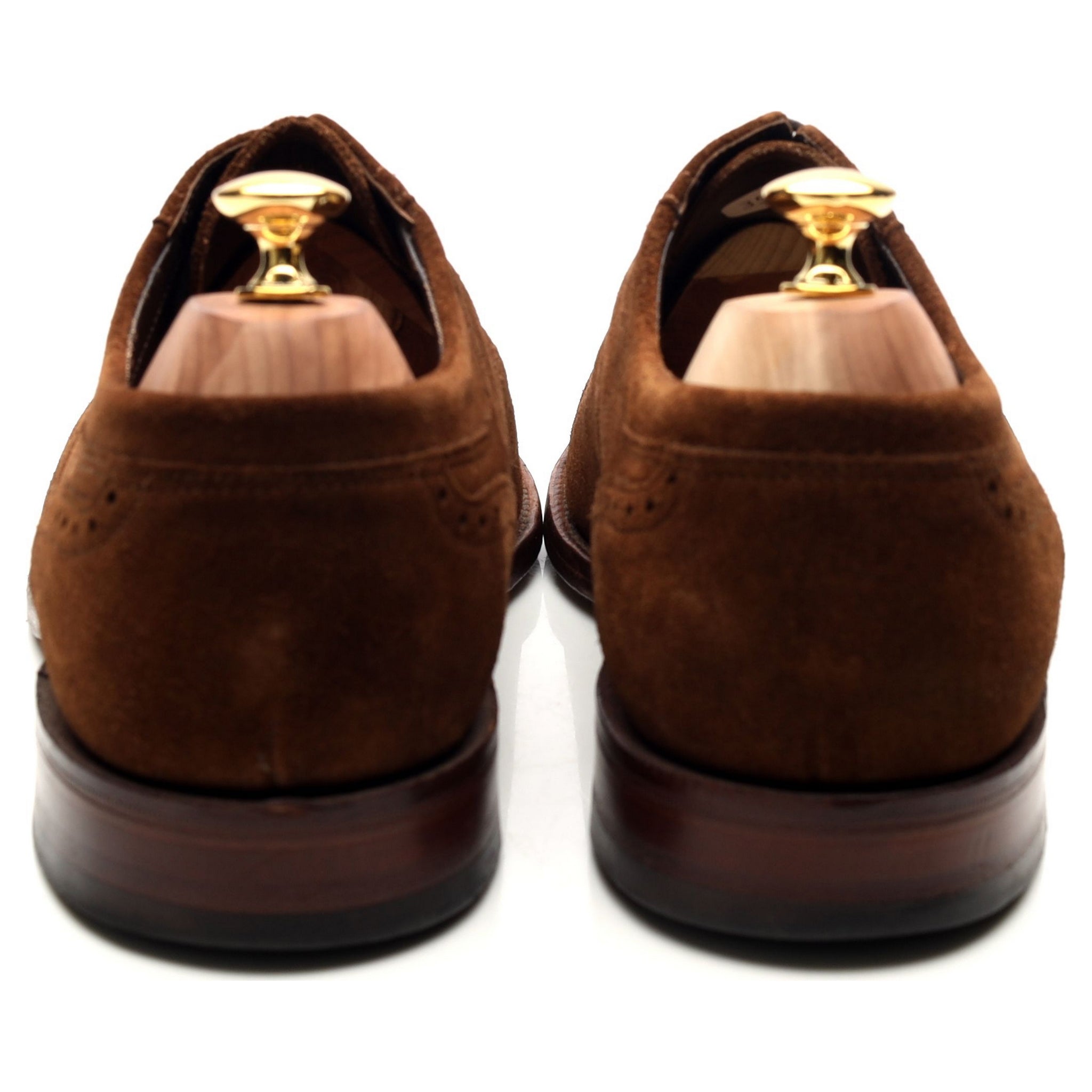 Loake Higham richelieu brogue daim marron 11 UK
