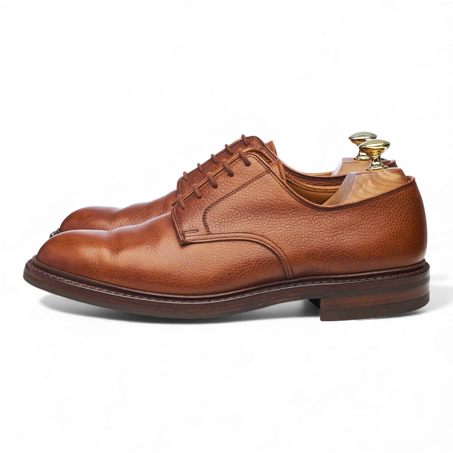 Crockett & Jones Grasmere derby cuir marron pointure 7.5