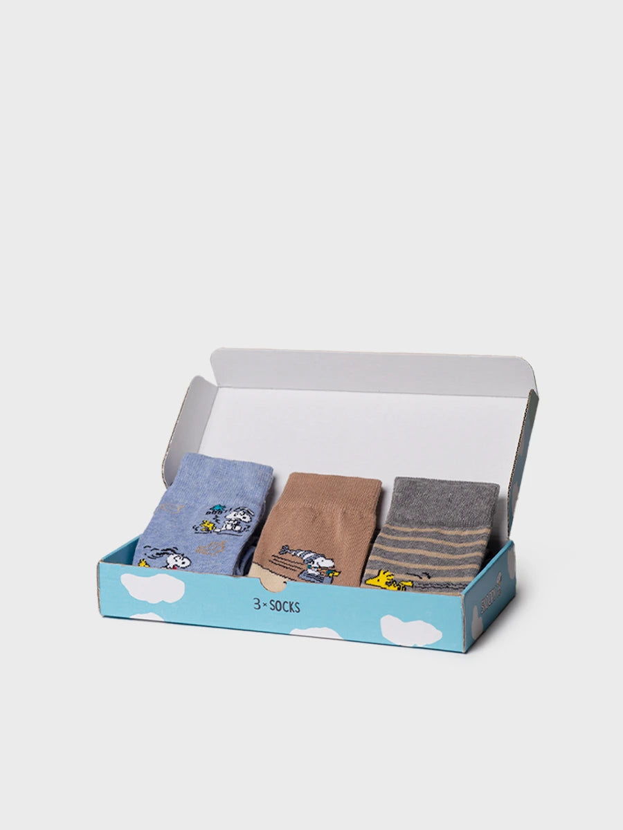 Toni Pons Pack-Snoopy chaussettes coton lot de 3
