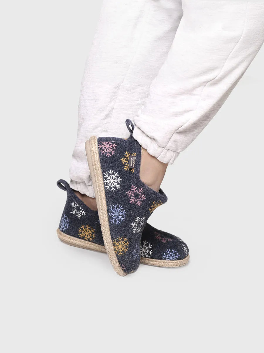 Toni Pons DUNA-CP chaussons femme feutre marine
