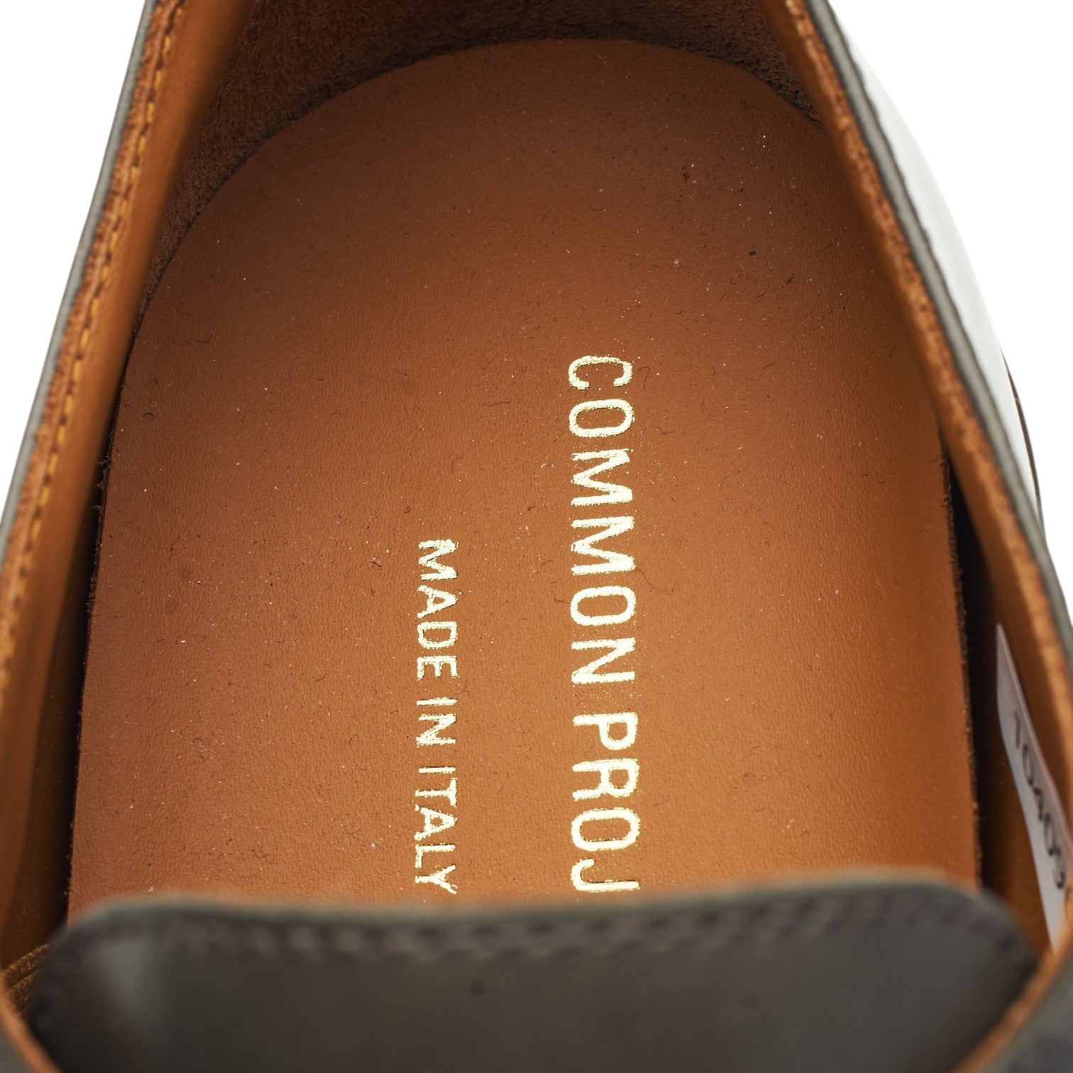Common Projects derby cuir gris 6 UK