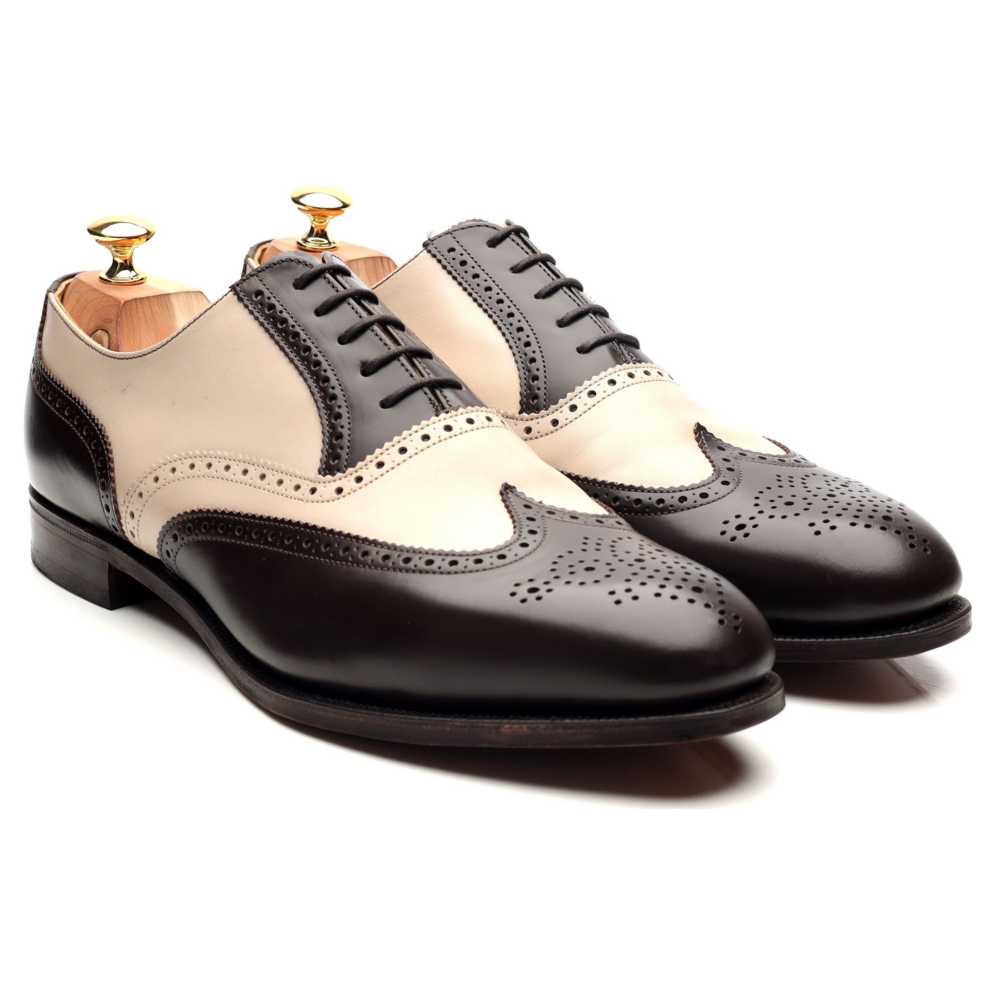 Alfred Sargent Melly Oxford cuir marron UK 11 bicolore