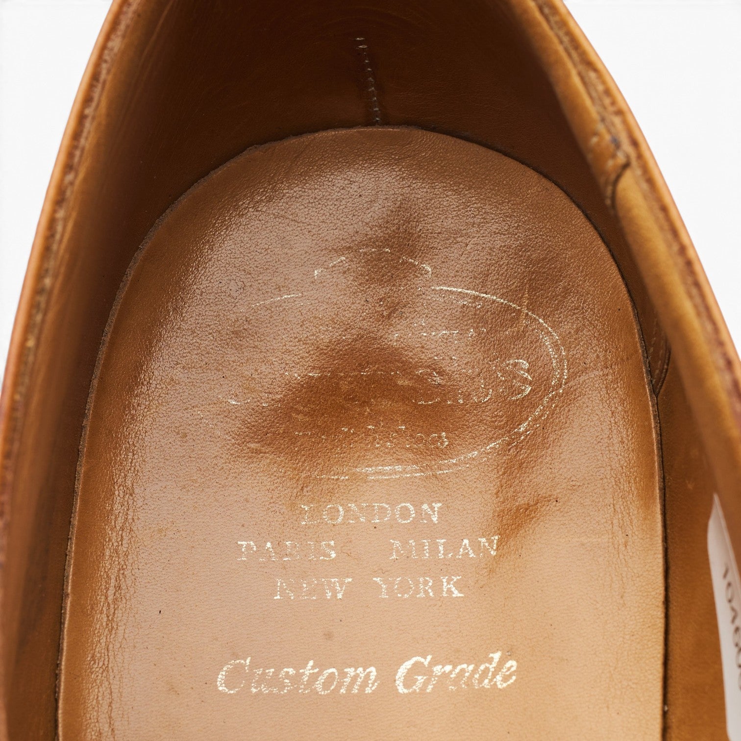 Church's Sydney Monk Cuir Marron Clair UK 10
