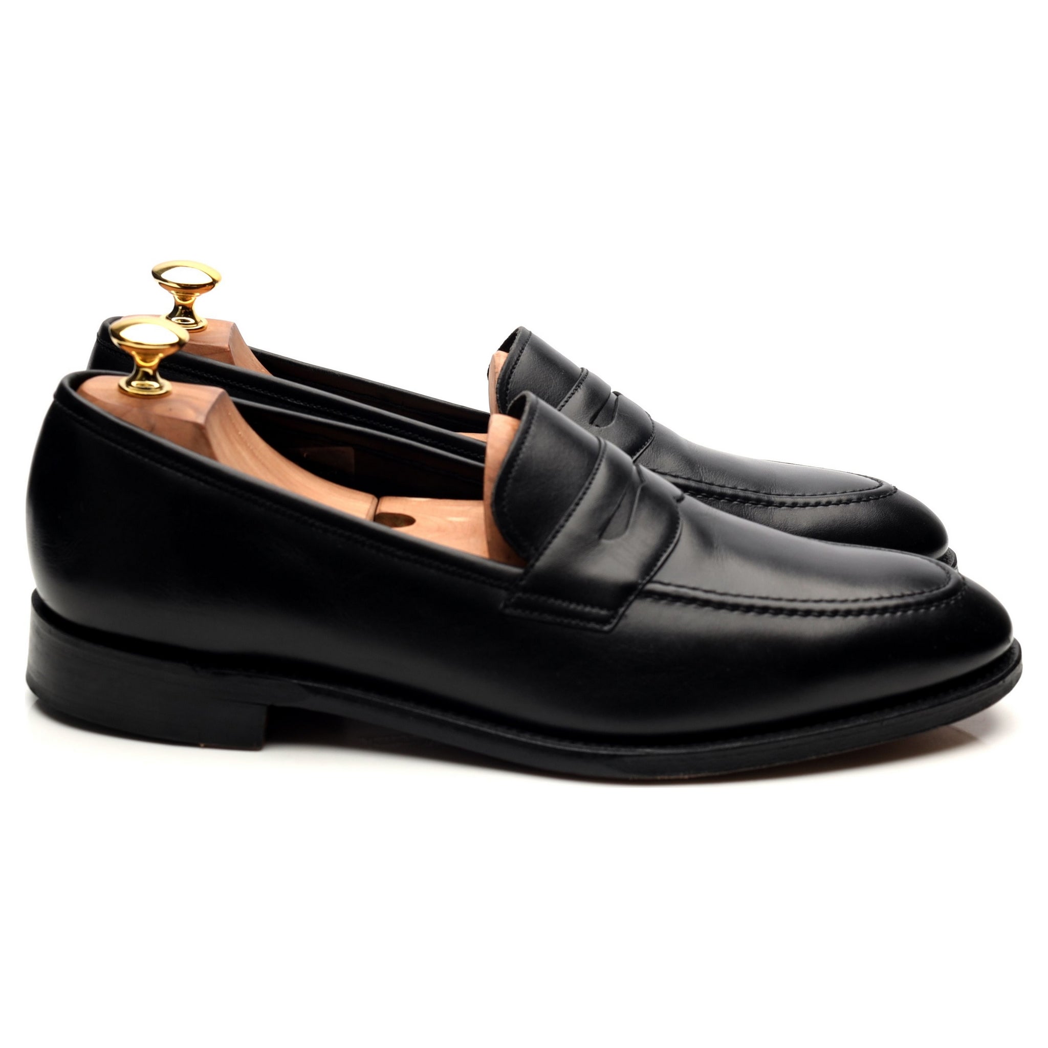 Loake 1880 Whitehall mocassins cuir noir pointure UK 10